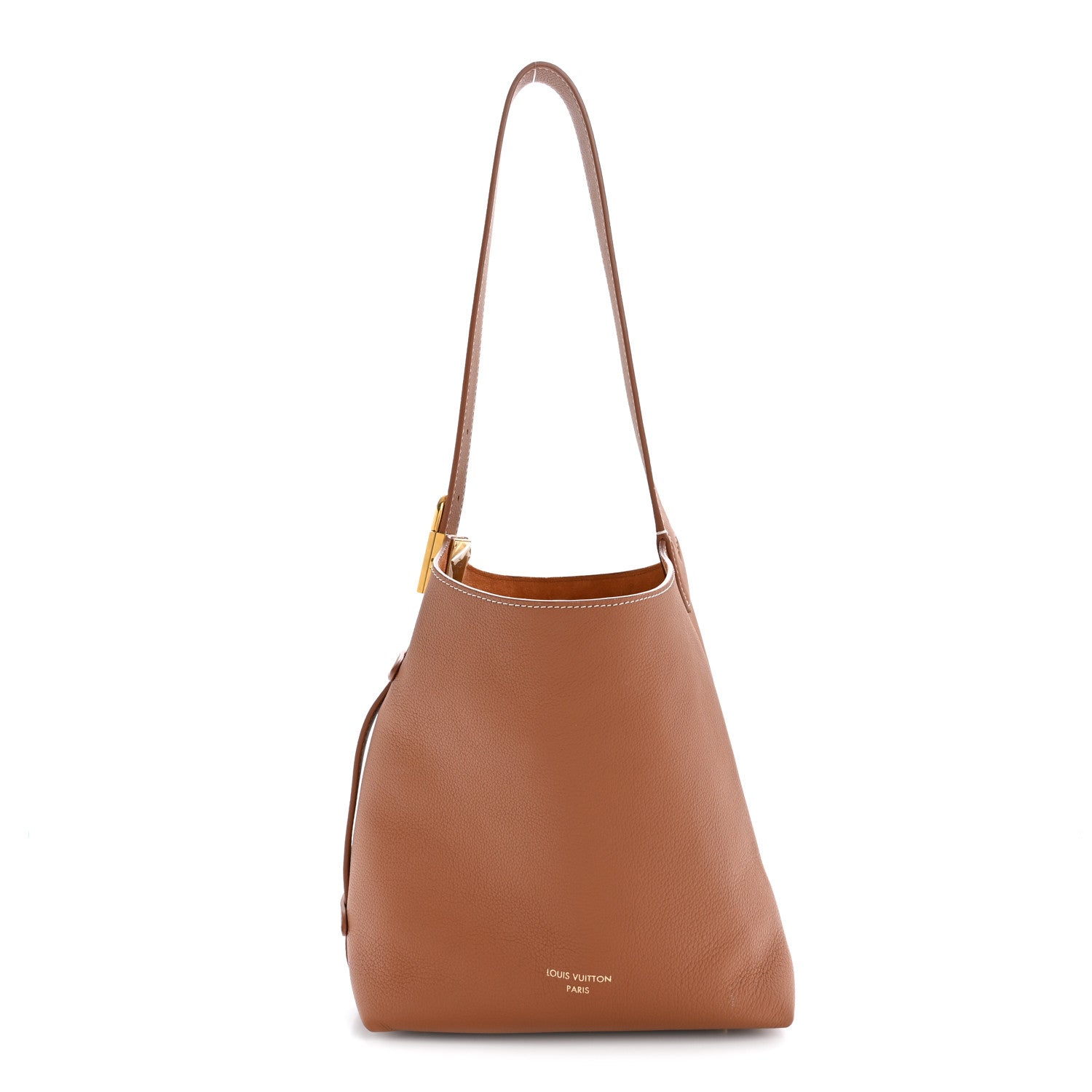 Louis Vuitton Grained Calfskin Low Key Hobo PM Cognac 1839981