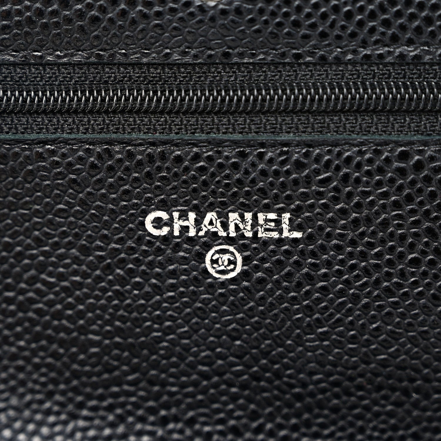 Chanel Caviar Quilted Wallet on Chain WOC Black 6 of 13