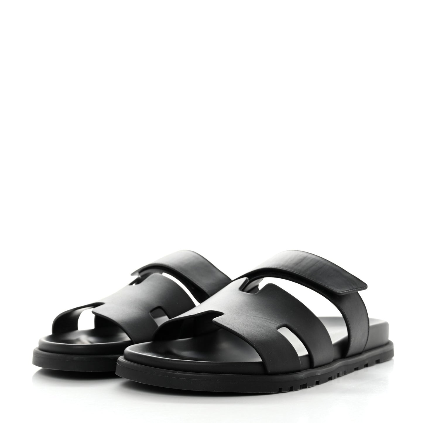Calfskin Mens Chypre Sandals 42 Black