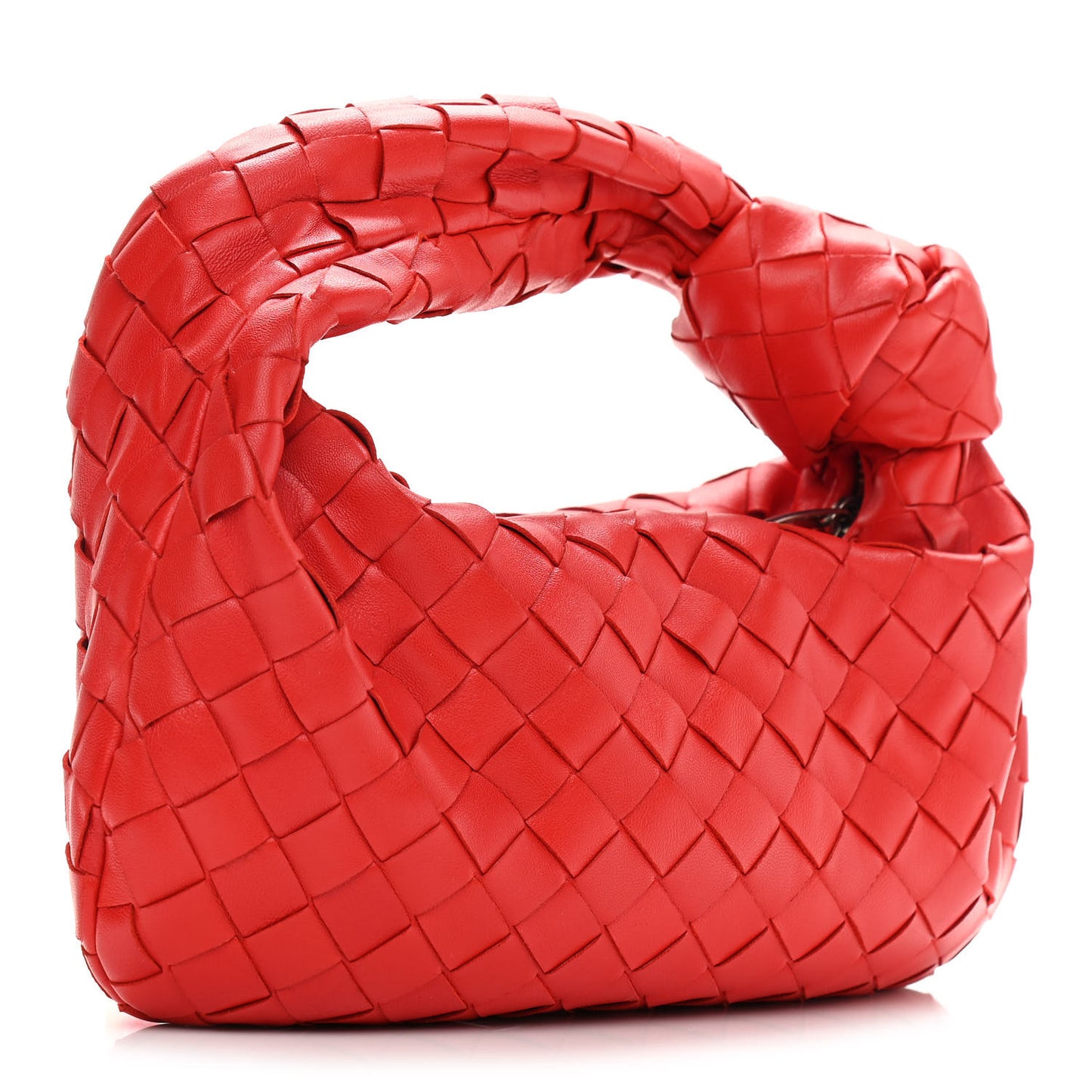 Nappa Intrecciato Mini Jodie Red