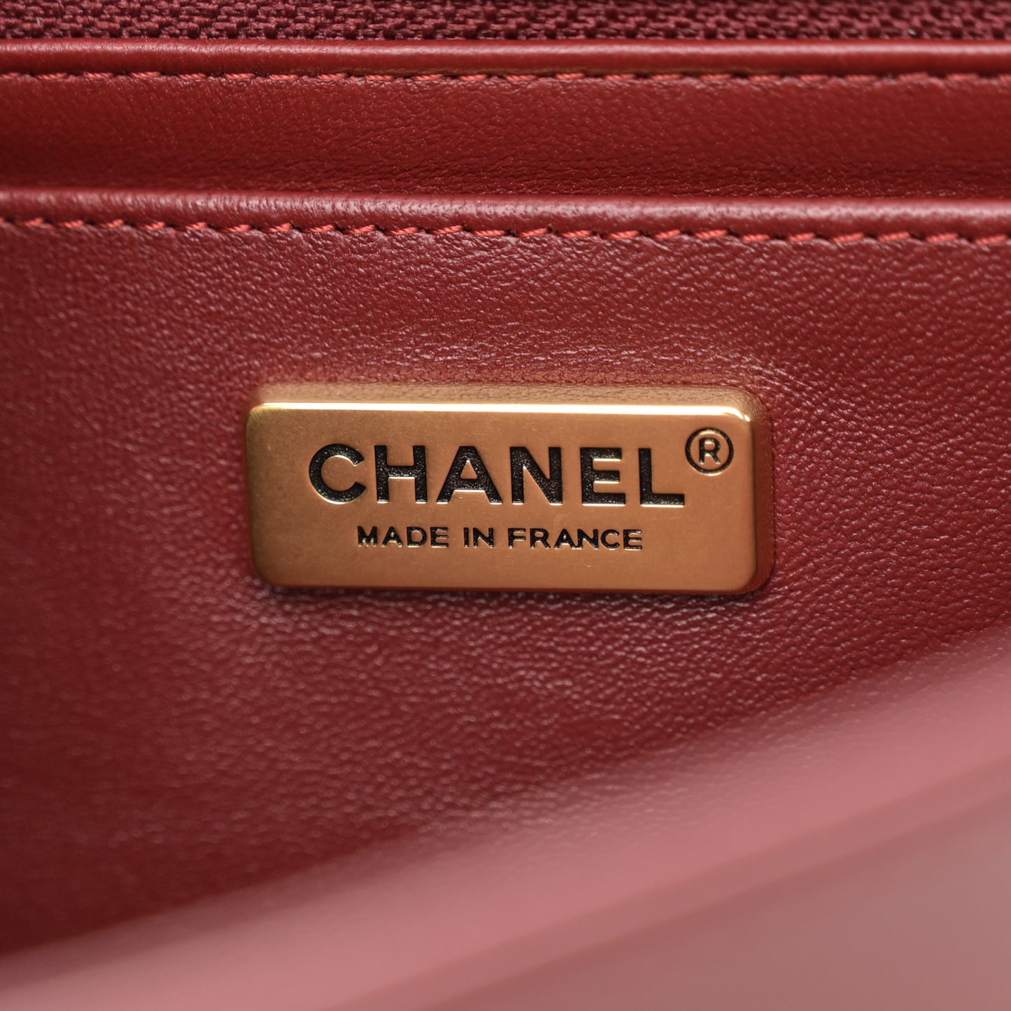 Lambskin Mosaic Medium Flap Red Multicolor