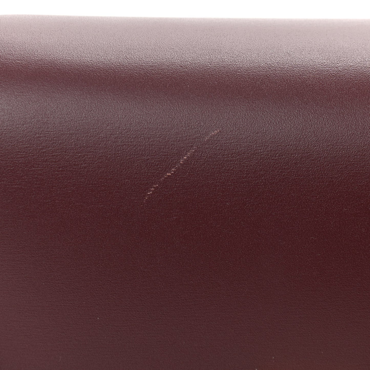 Box Calfskin Small Classic Box Flap Bag Burgundy