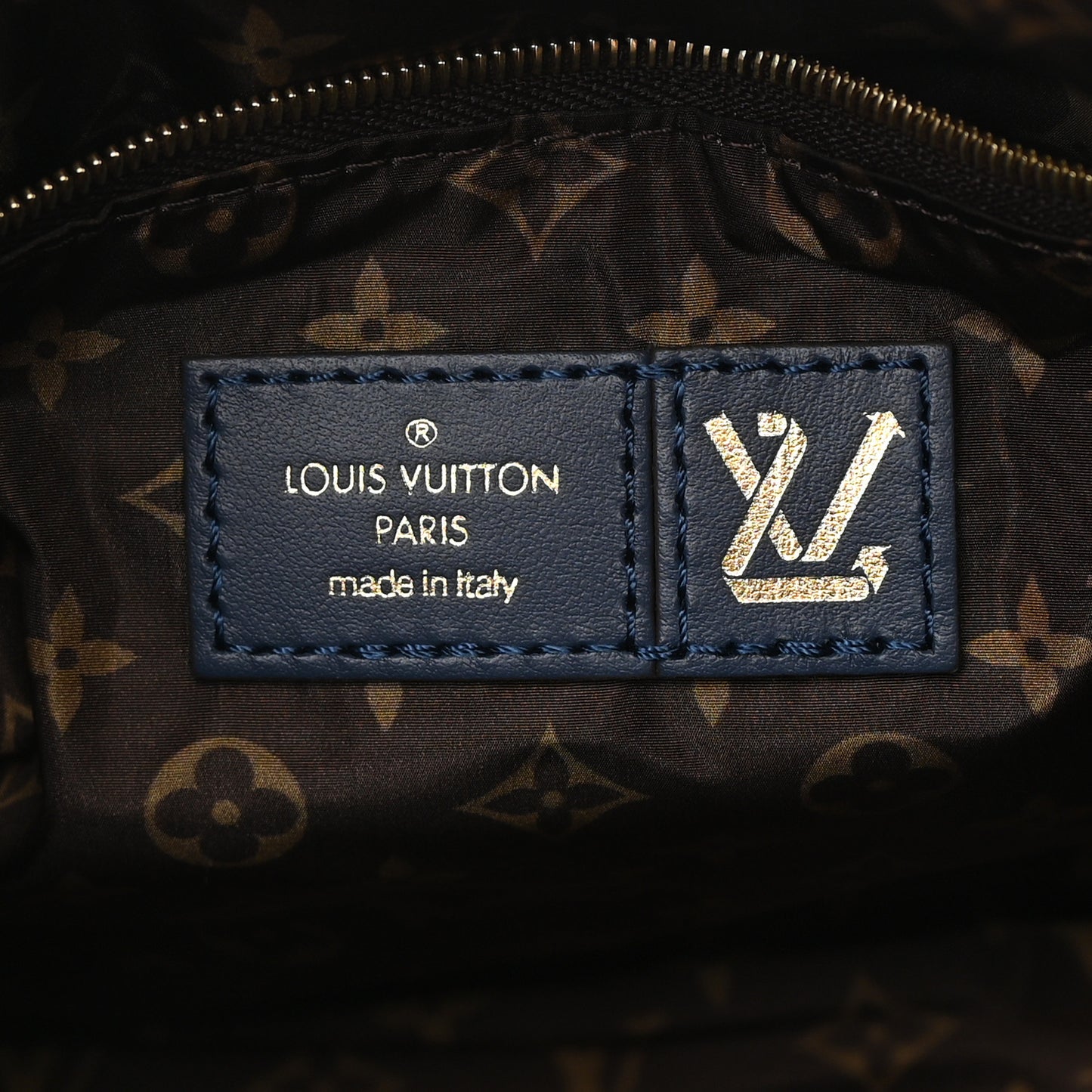 Econyl Mini Monogram Pillow Speedy Bandouliere 25 Navy