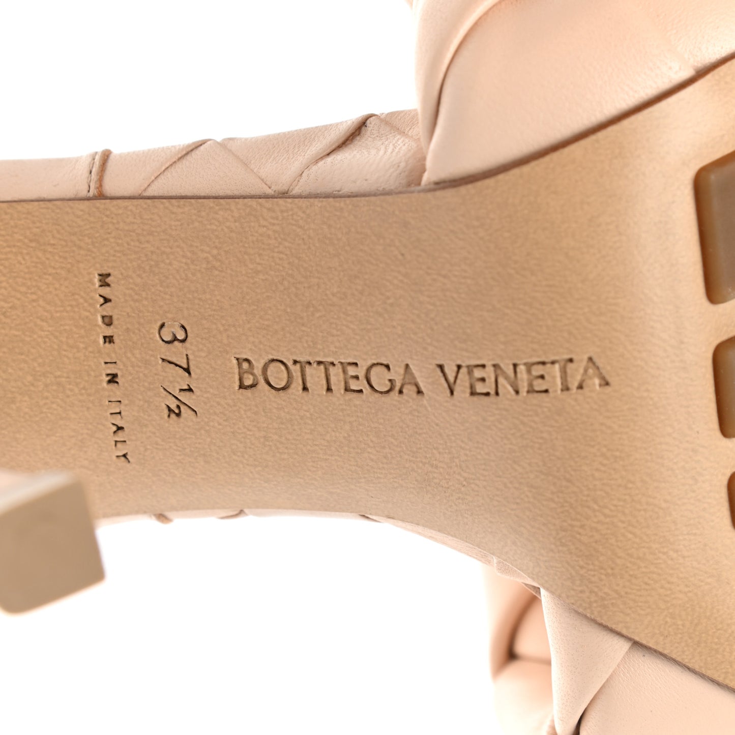 Nappa Maxi Intrecciato Lido Mule Sandals 37.5 Bandage