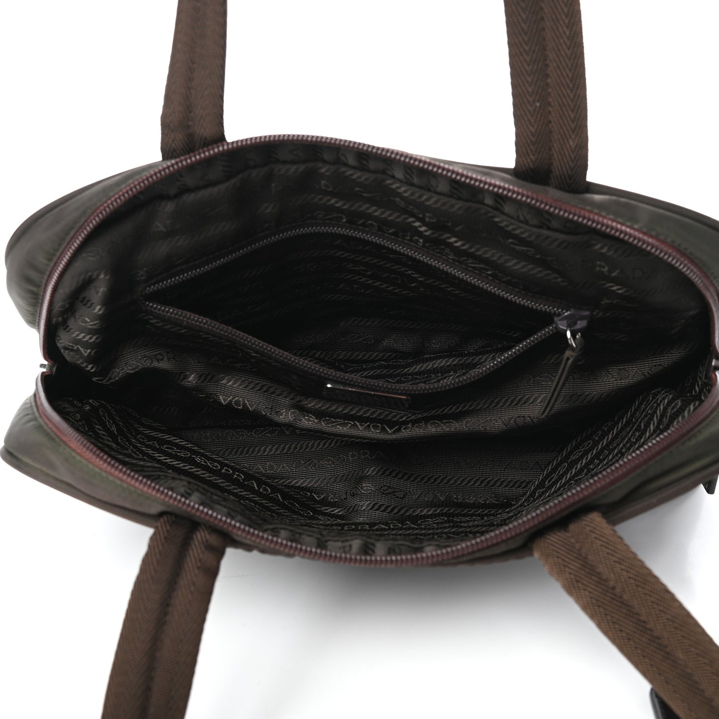 Tessuto Nylon Sport Semitracolla Shoulder Bag Moro