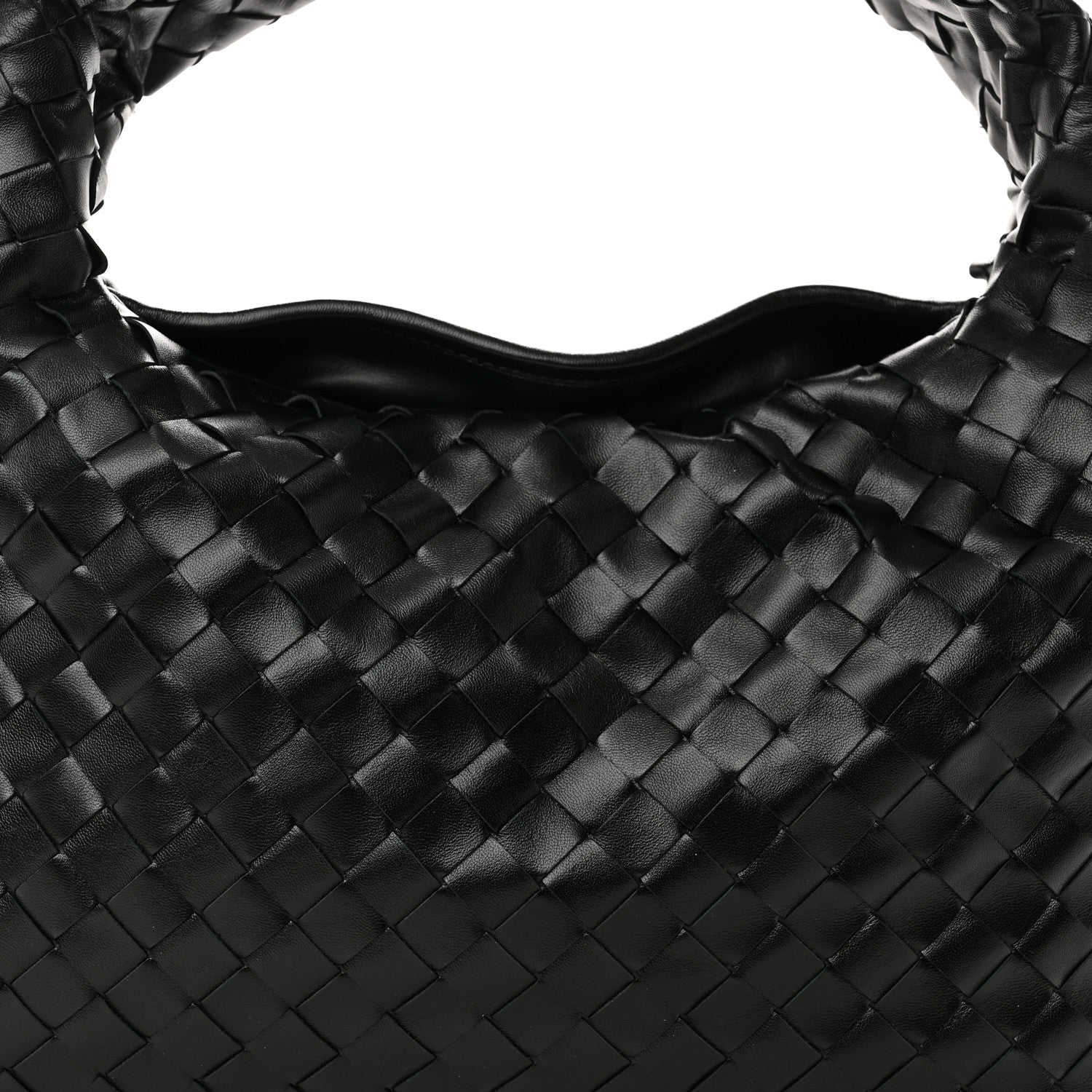 Bottega Veneta Calfskin Intrecciato Small Hop Black 7 of 9