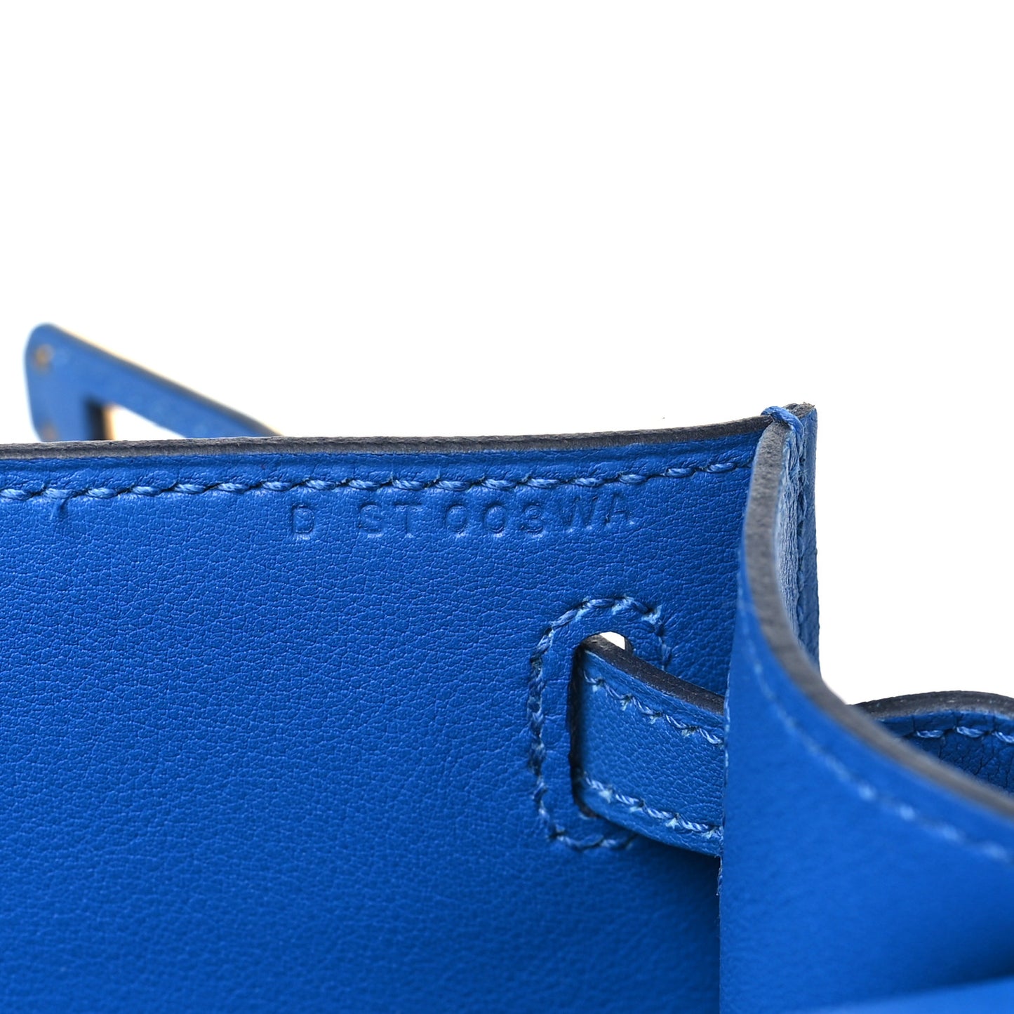 Swift Kelly Pochette Clutch Bleu Zellige