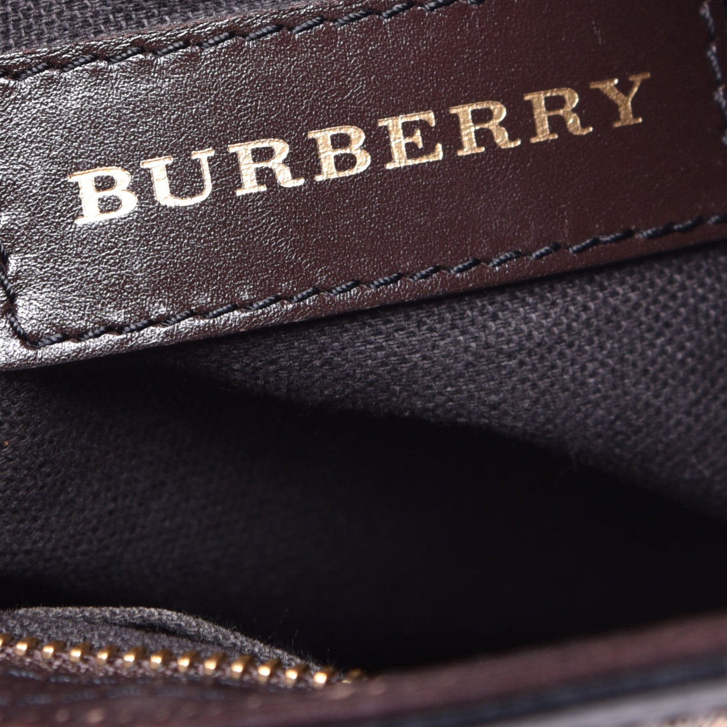 Burberry Haymarket Check Hartham Shoulder Bag Chocolate 6 of 10