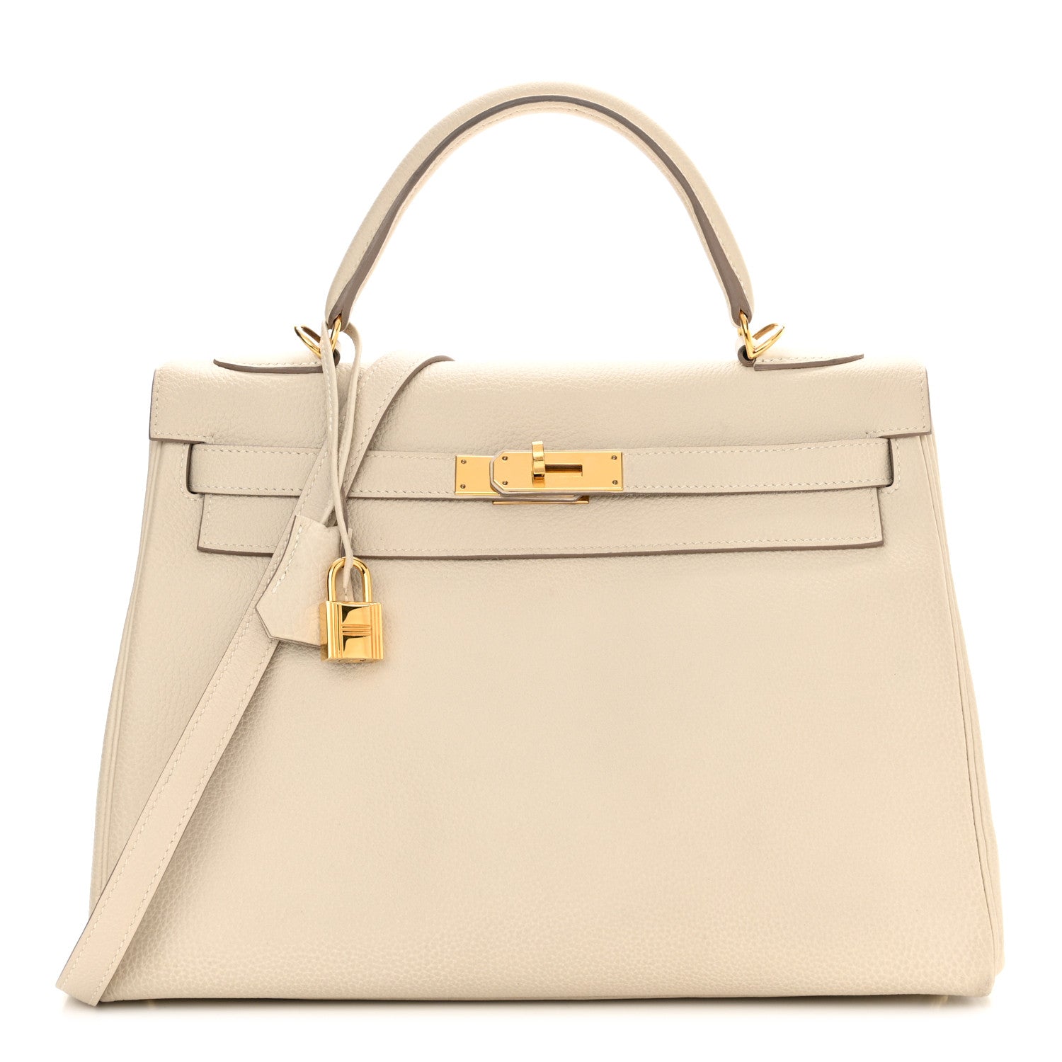 Hermes Togo Kelly Retourne 32 Craie 1 of 26