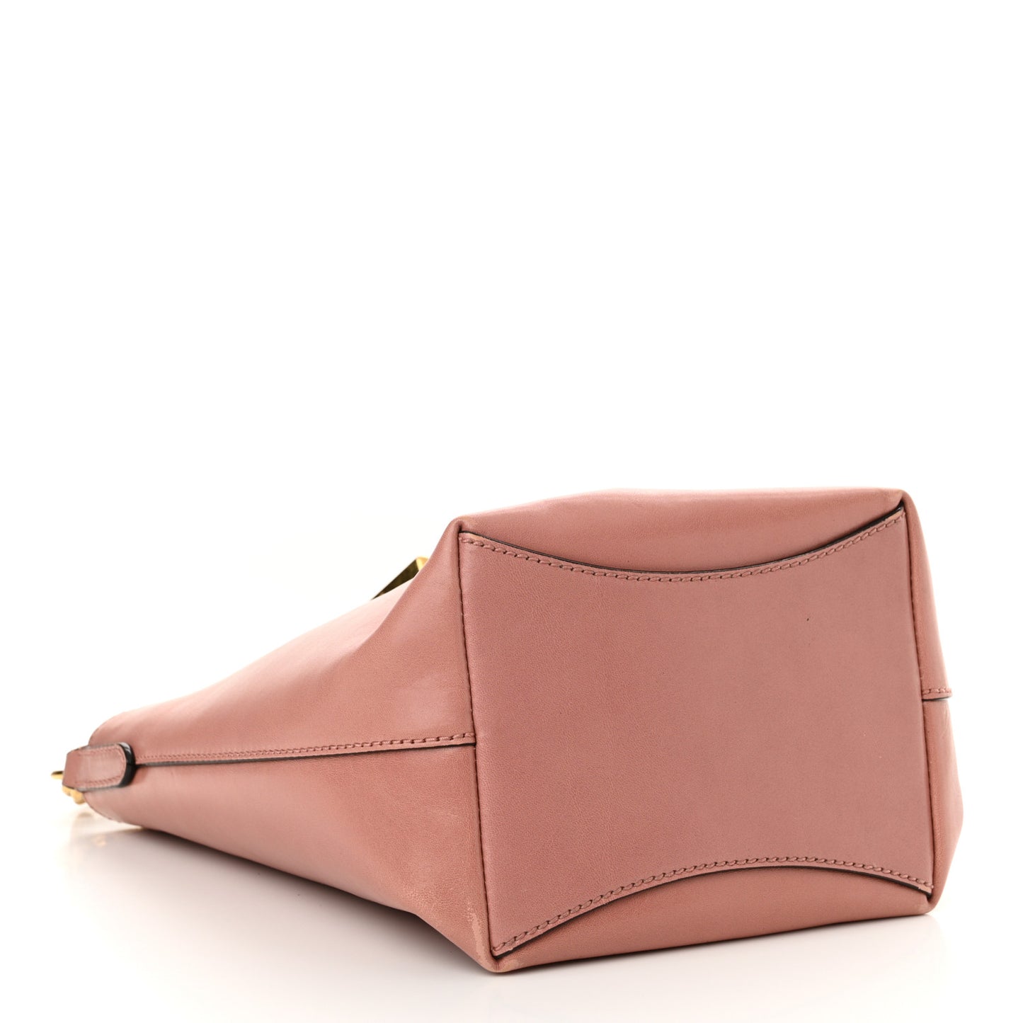 Calfskin Madeline Bucket Bag Blush