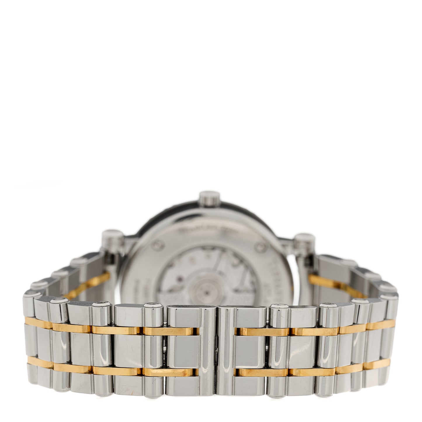 Stainless Steel 18K Yellow Gold 30mm Atlas Automatic Watch Black