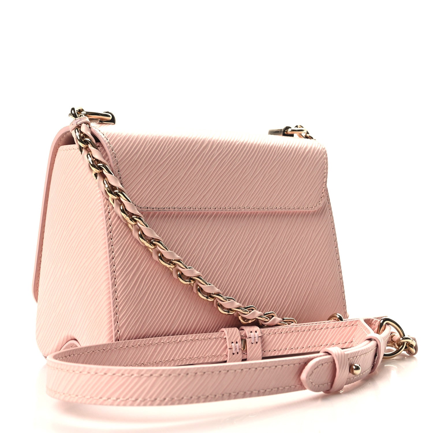 Louis Vuitton Epi Enamel Wave Twist Shoulder Bag PM Rose Jasmin 4 of 10