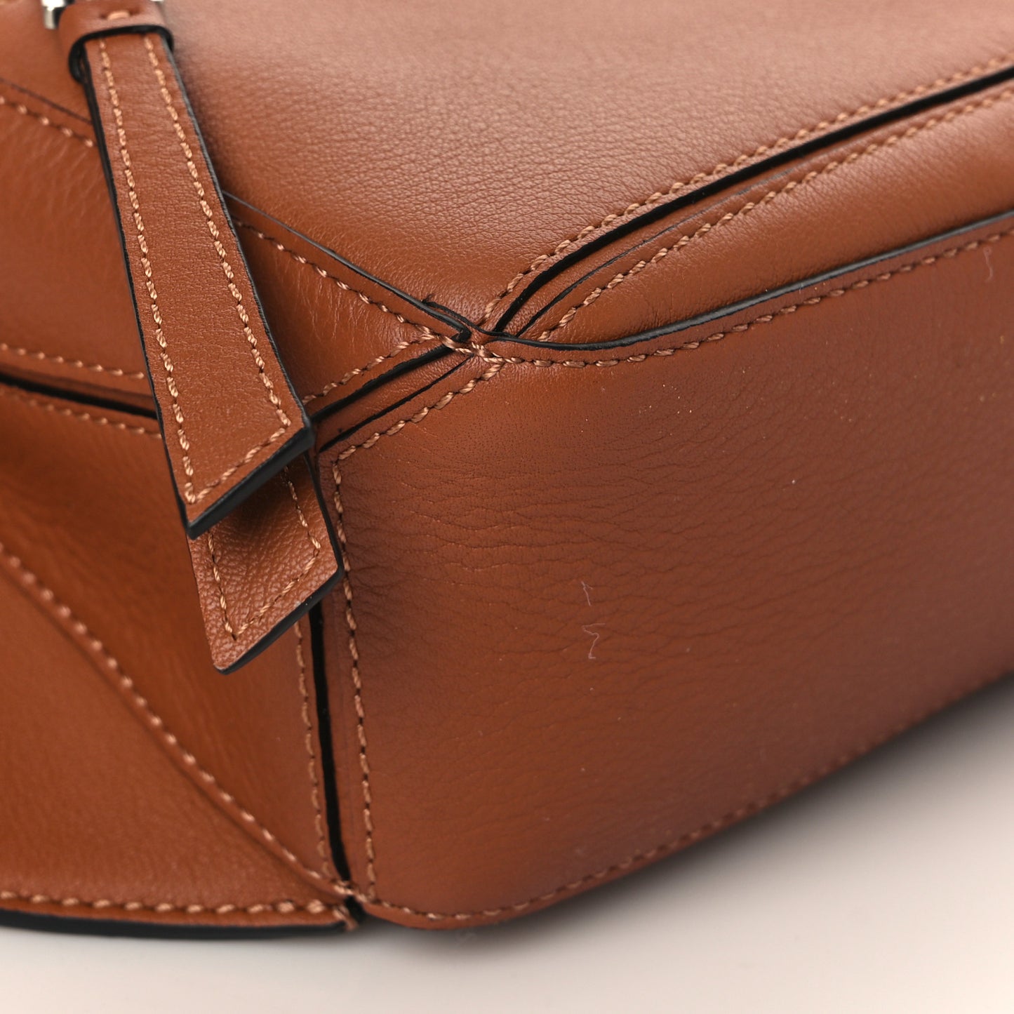 Calfskin Mini Puzzle Bumbag Tan