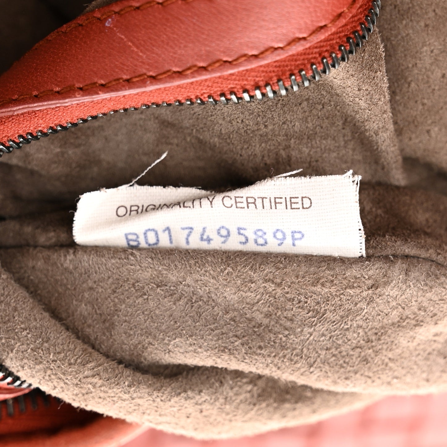 Nappa Intrecciato Large Veneta Hobo Rust