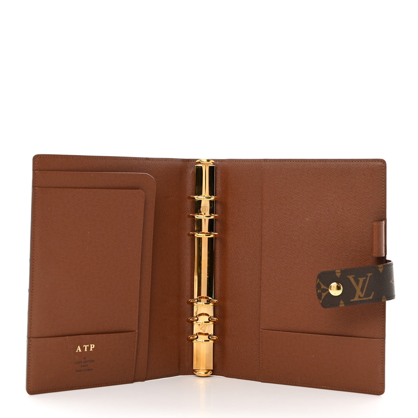 Monogram Large Ring Agenda Cover