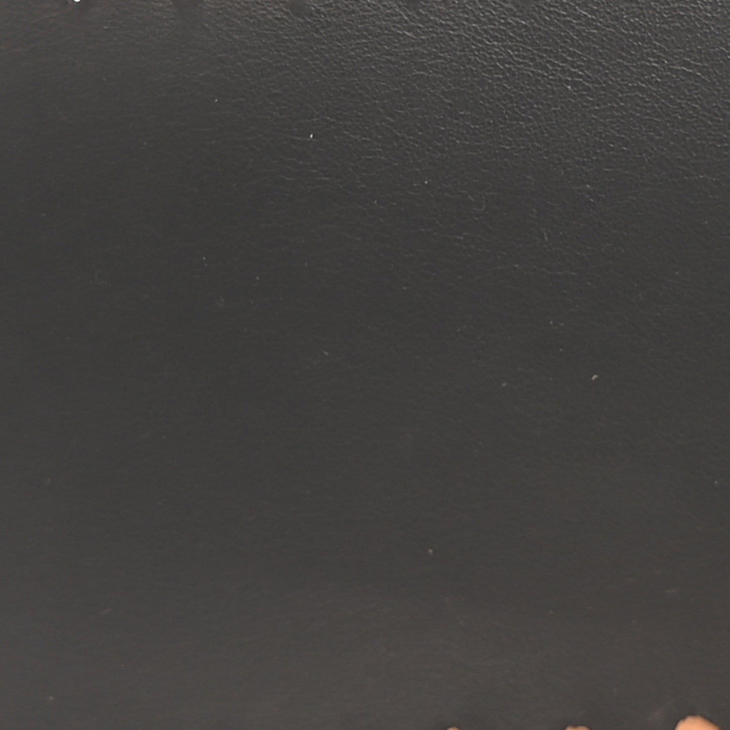 Raffia Effect Calfskin XS Hug Bag Natural Black