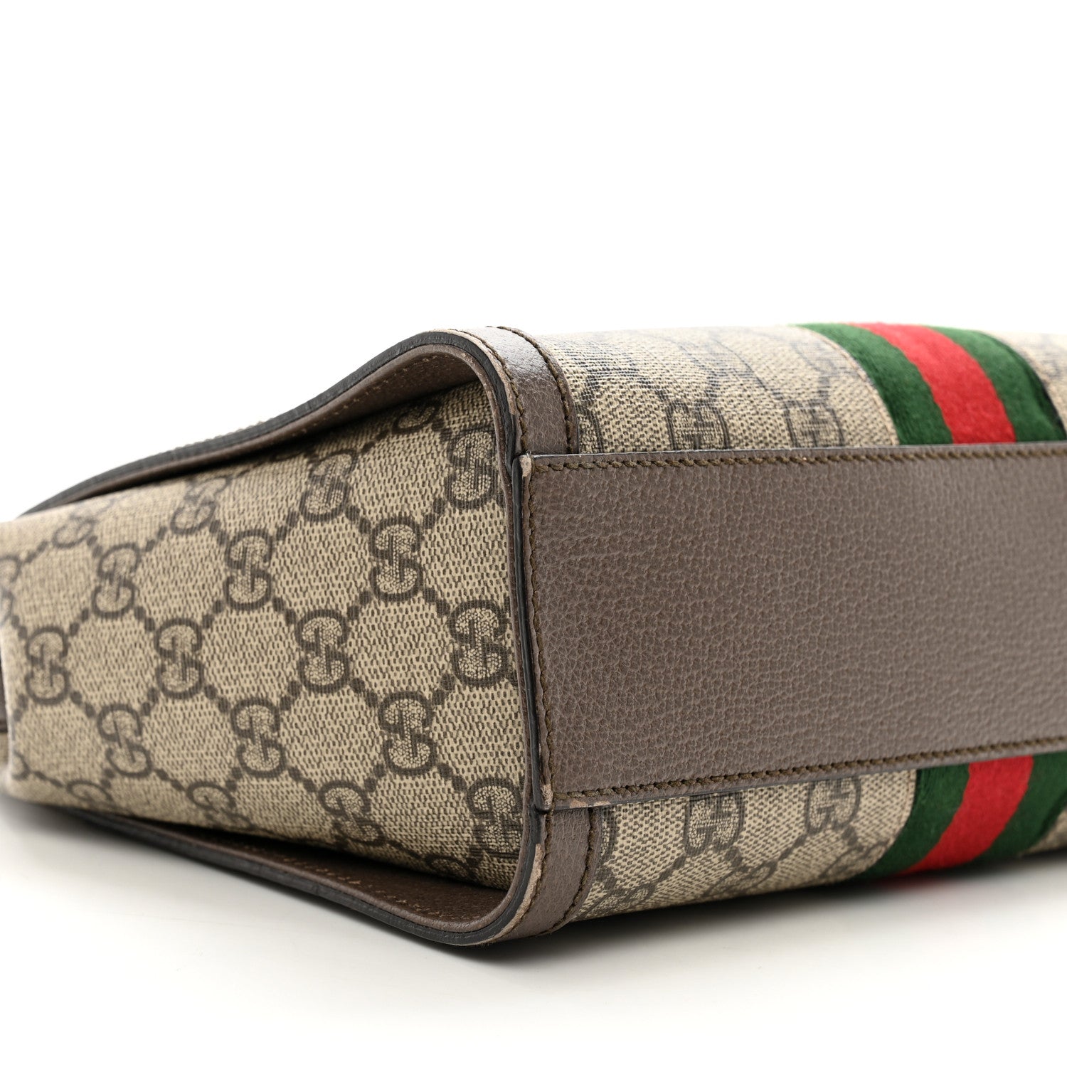 Gucci GG Supreme Monogram Small Ophidia Tote Bag Brown 9 of 11