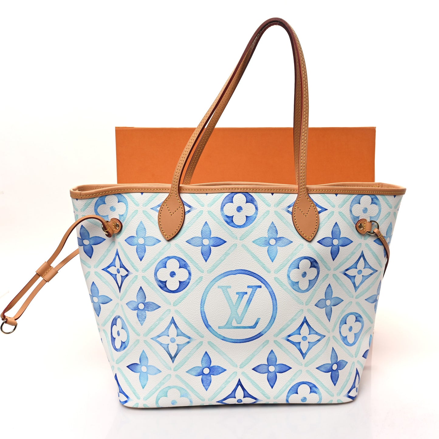 Monogram Tiles By The Pool 2.0 Neverfull MM Lagoon Blue