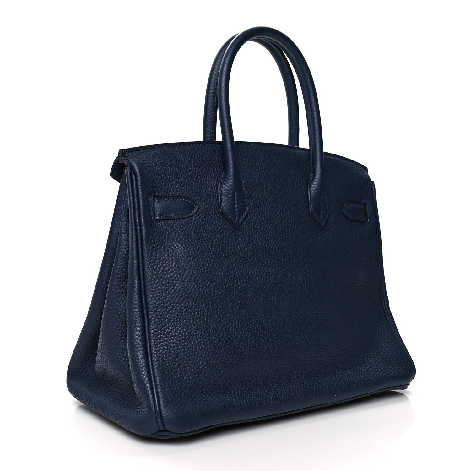Hermes Togo Verso Birkin 30 Bleu Nuit Rose Pourpre 3 of 11