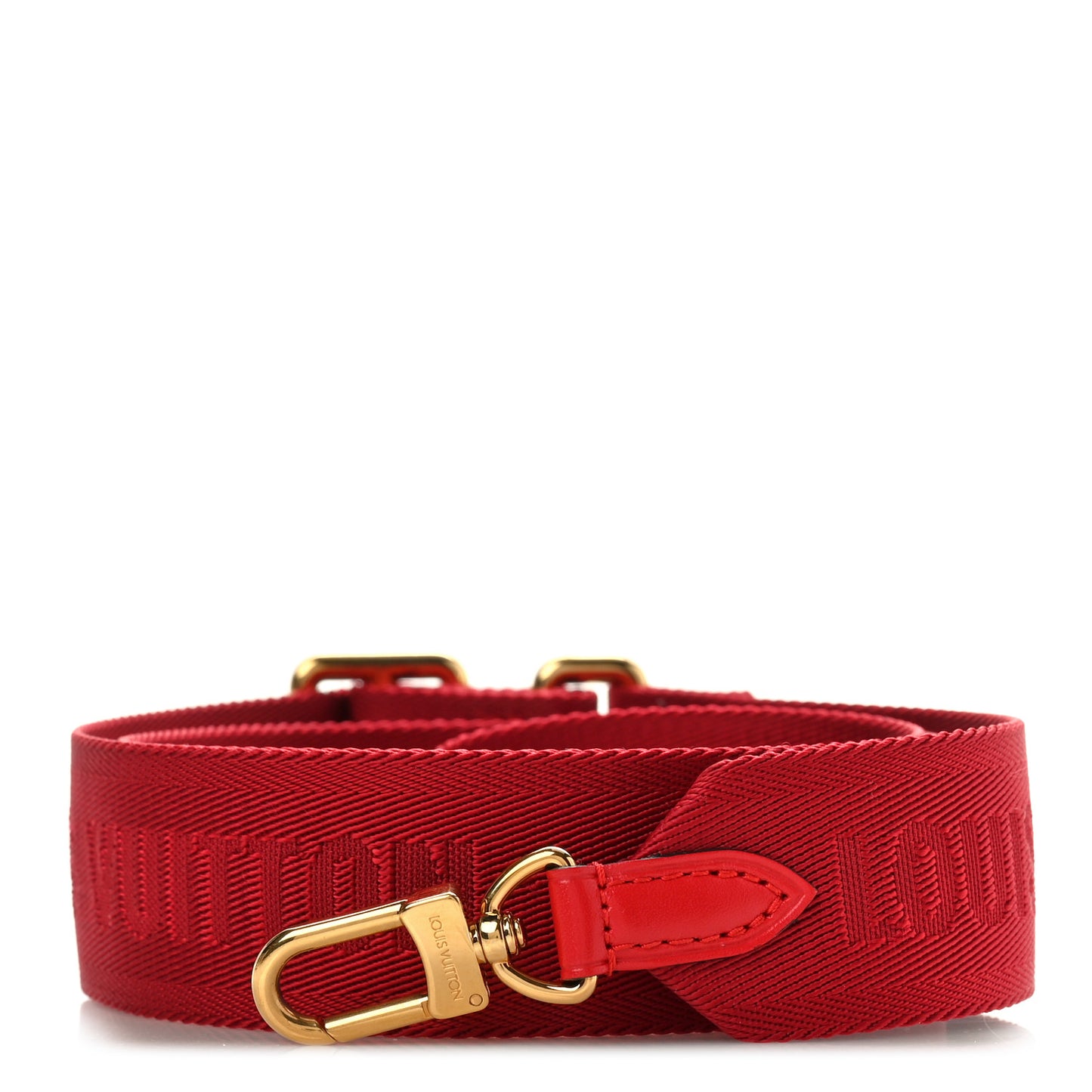 Monogram Denim Multi Pochette Accessories Shoulder Strap Red