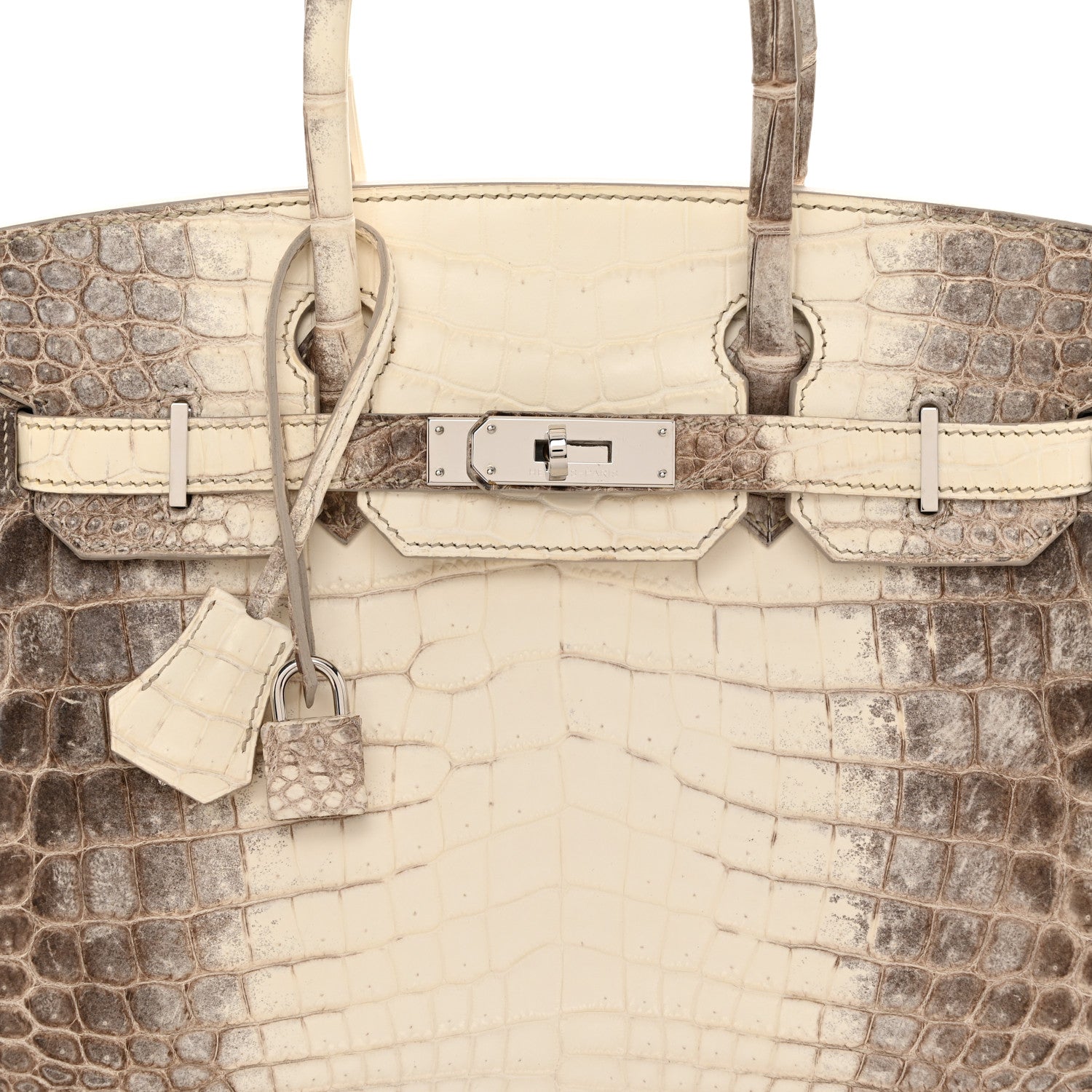 Hermes Matte Niloticus Crocodile Himalaya Birkin 30 Blanc 15 of 56