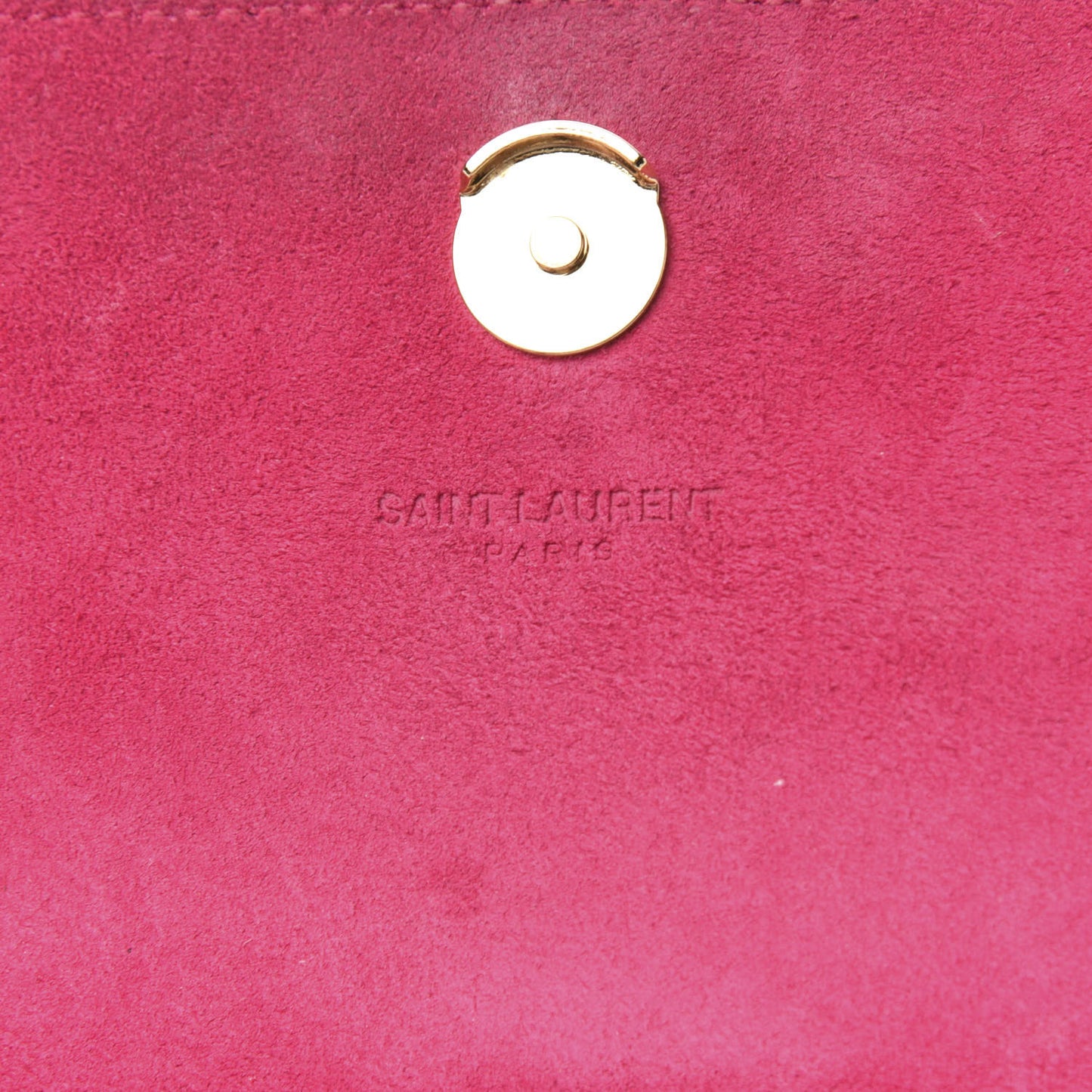 Grain De Poudre Small Classic Monogram Kate Satchel Lipstick Fuchsia