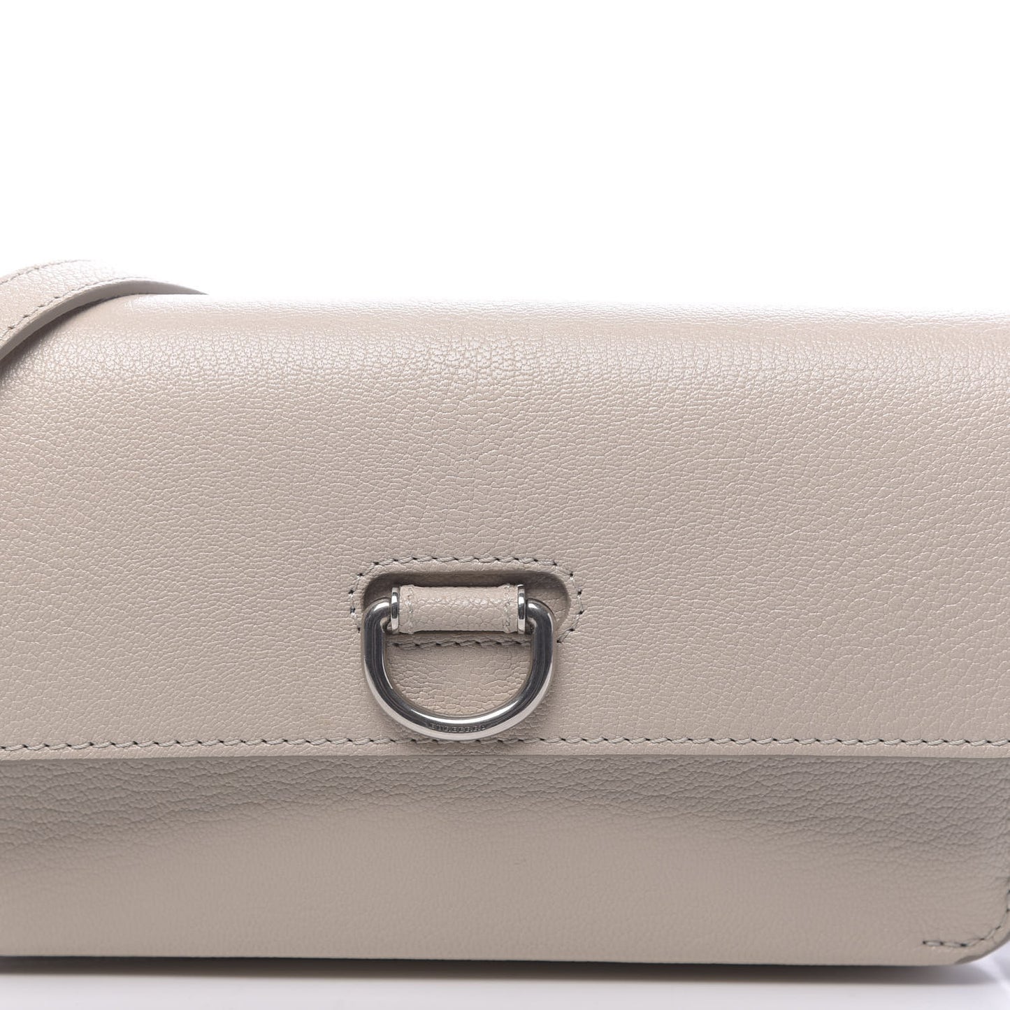 Goatskin D-Ring Mini Bag Limestone