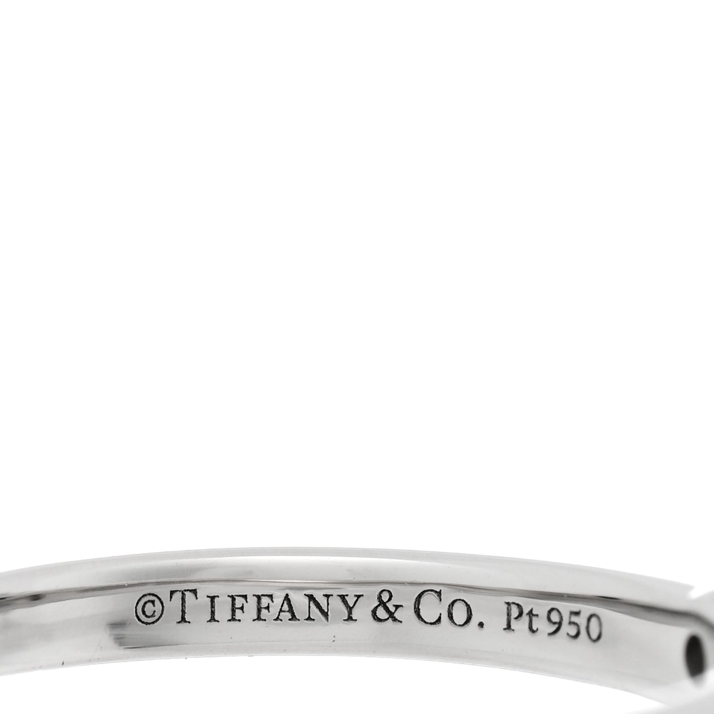 Platinum Diamond .21ct Solitaire Engagement Ring 49 4.75