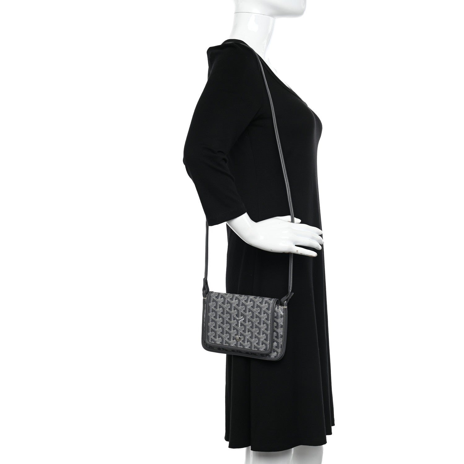 Goyard Goyardine Plumet Wallet Clutch Grey 2 of 10