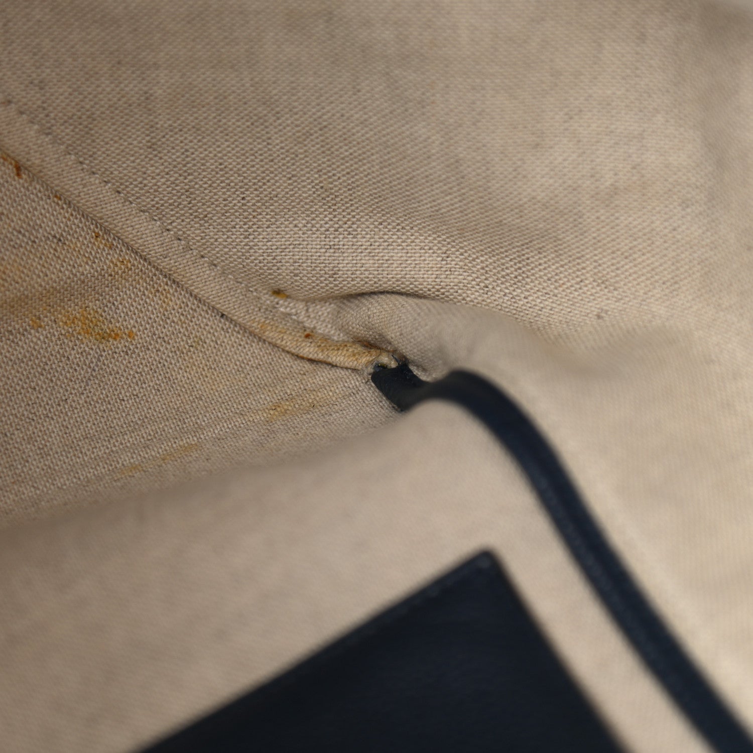 Celine Soft Grained Calfskin Medium Belt Cabas Phantom Deep Blue 11 of 12