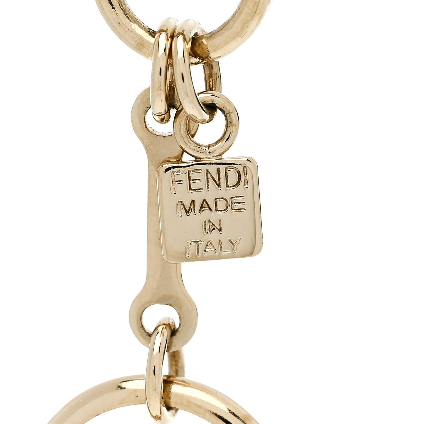 Metal Cube FF Hoop Drop Earrings Gold Silver