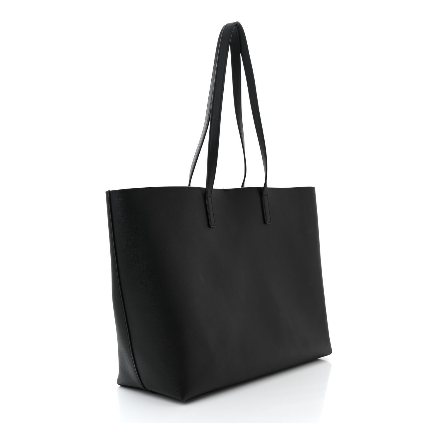 Calfskin Large Shopping Tote Black