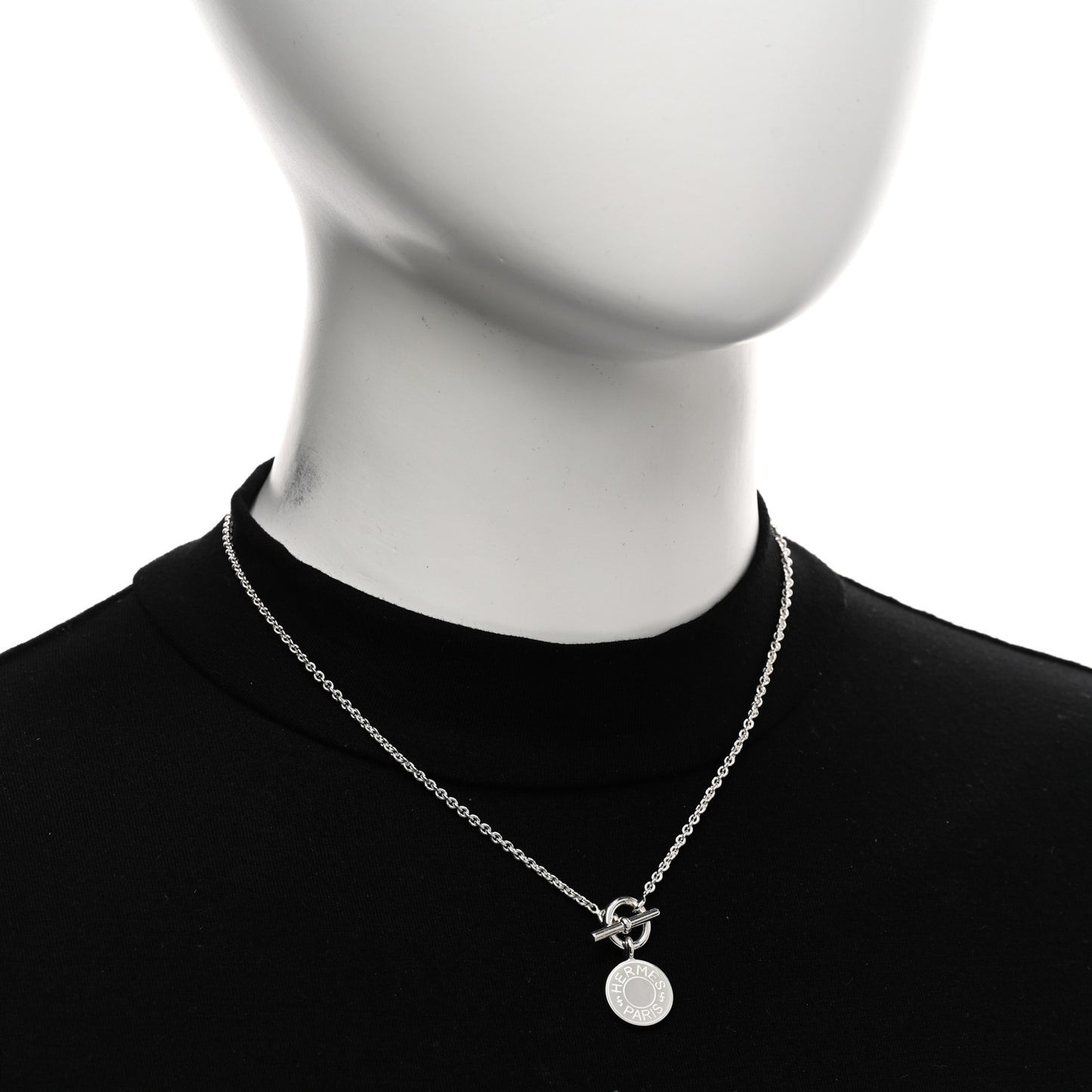 Sterling Silver Amulettes H Confettis Pendant Necklace