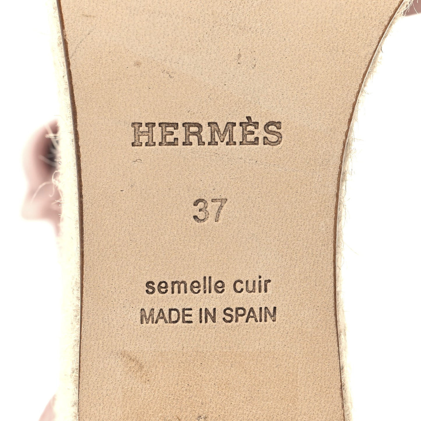 Suede Goatskin Elda Espadrille Wedge Sandals 37 Rose Aquarelle