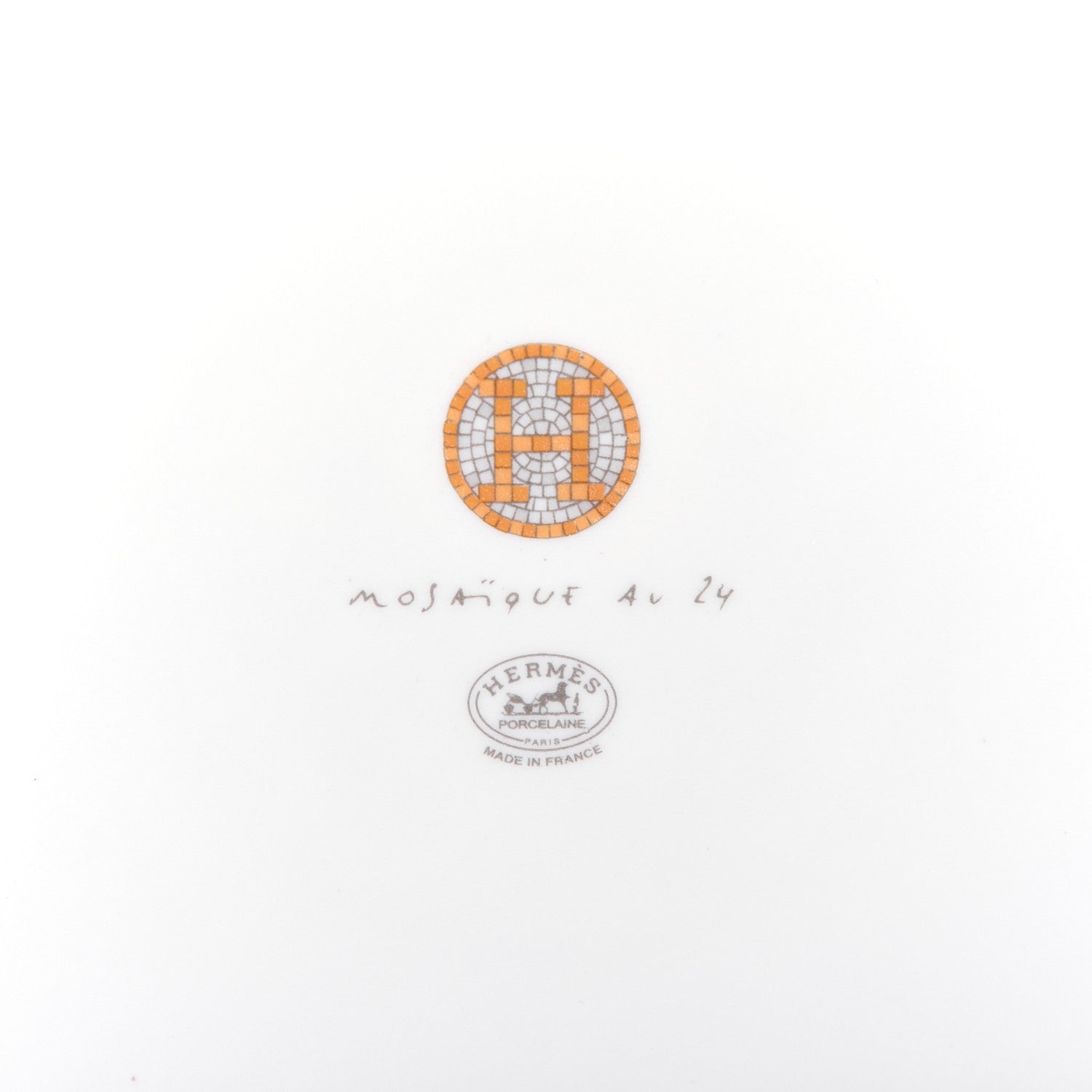Hermes Porcelain Mosaique au 24 Sushi Plate 4 of 7