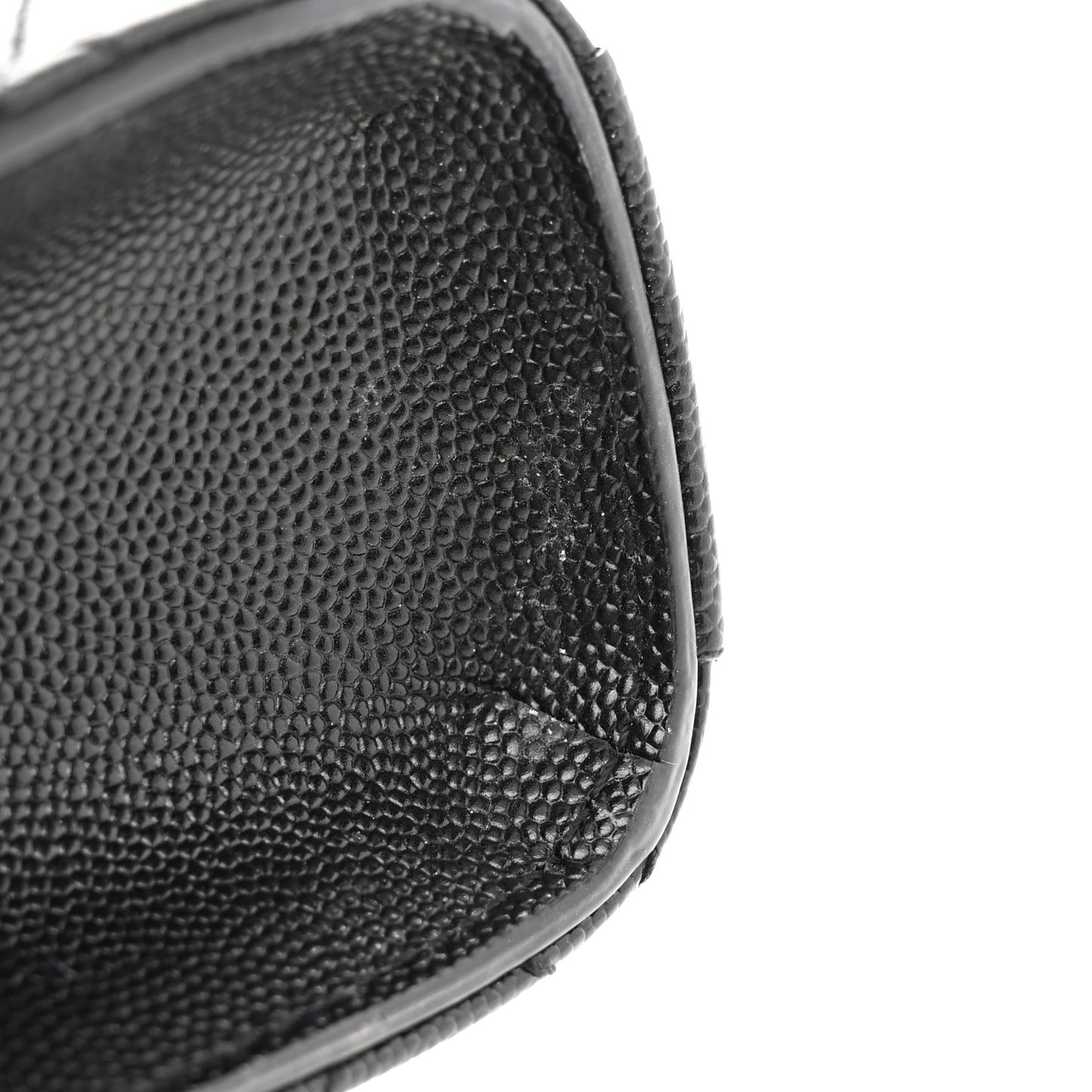 Grain De Poudre Textured Mixed Matelasse Triquilt Medium Monogram Satchel Black