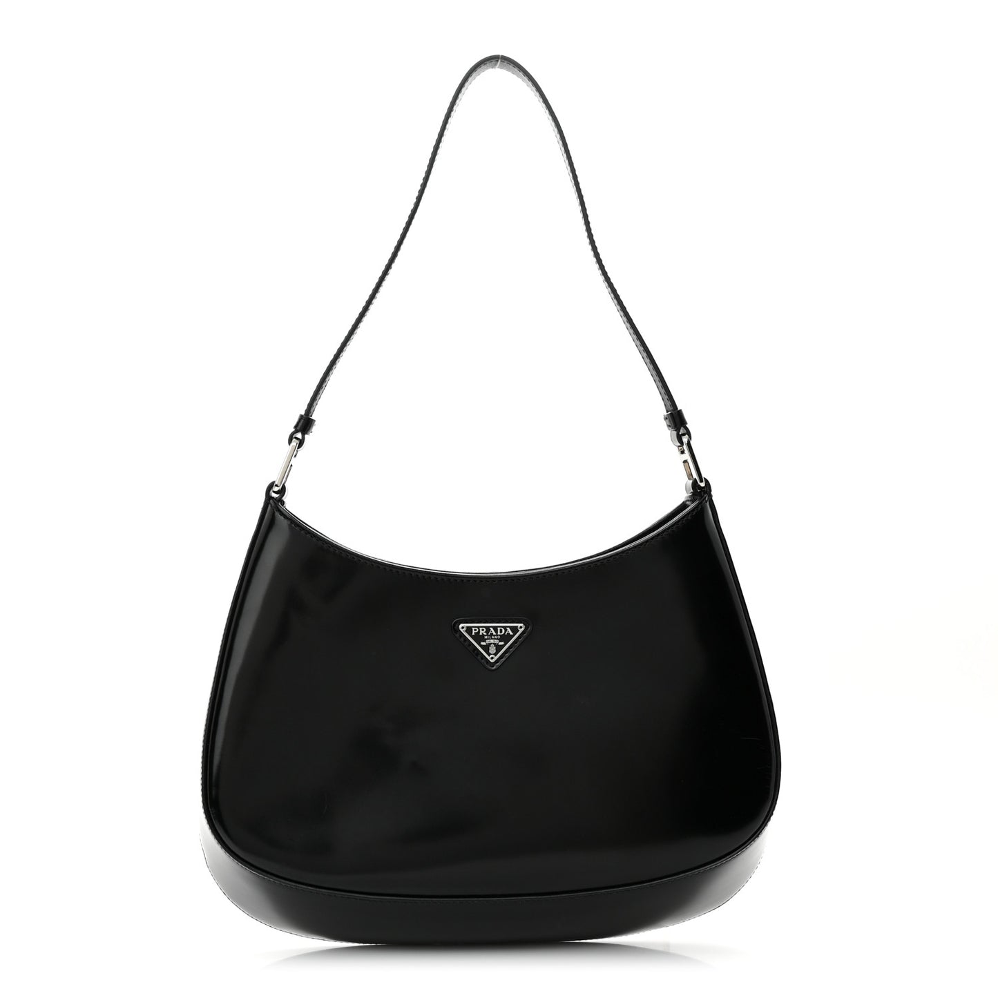 Spazzolato Cleo Shoulder Bag Black