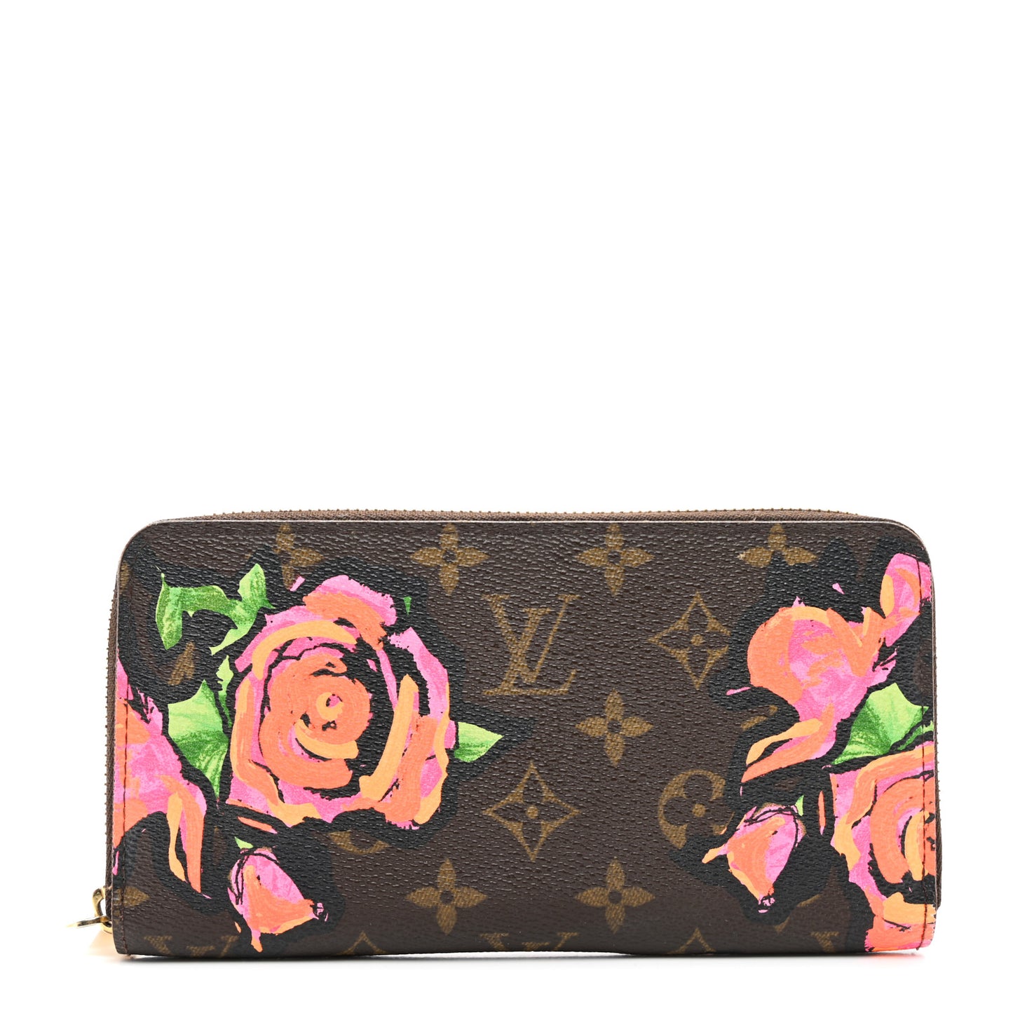 Monogram Roses Zippy Wallet