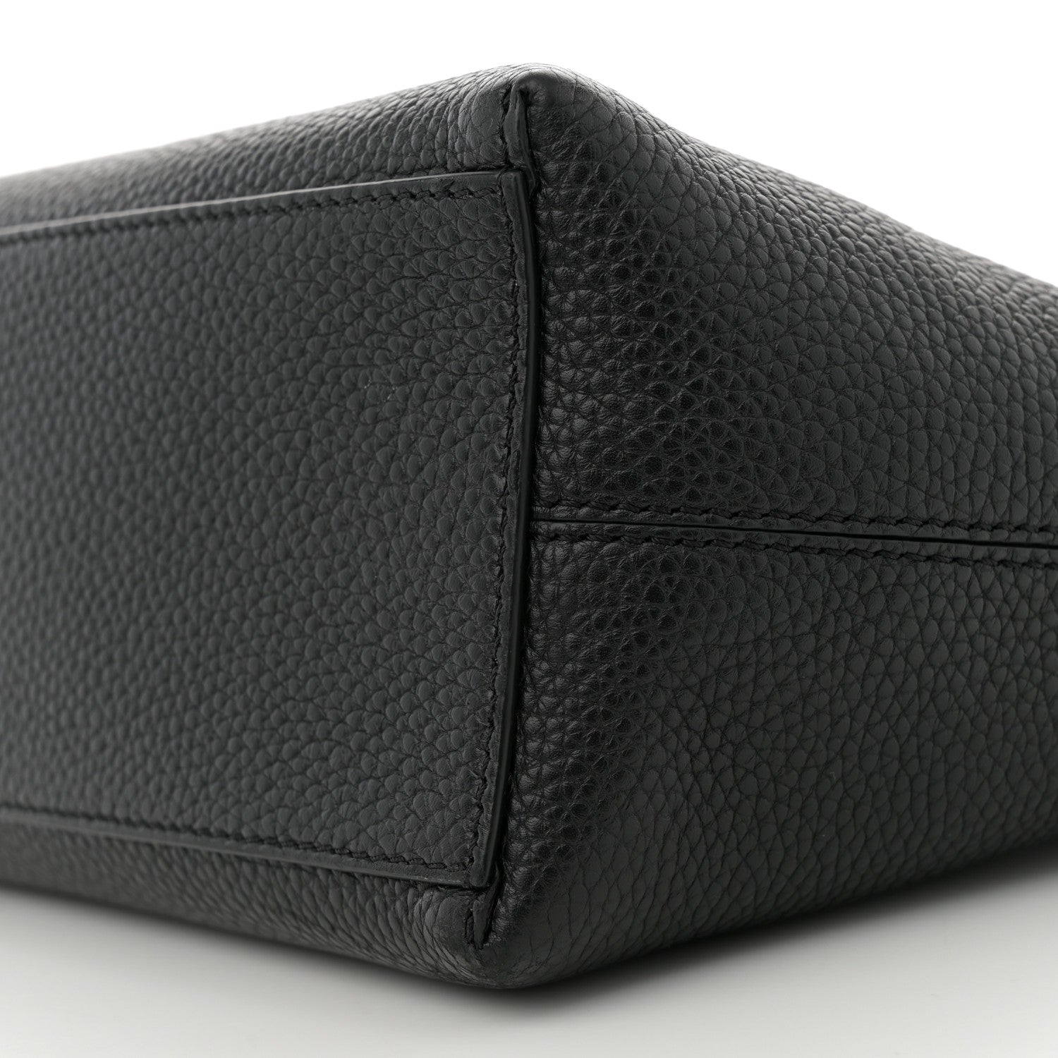 Valentino Garavani Grained Calfskin Rockstud Shoulder Tote Black 9 of 9