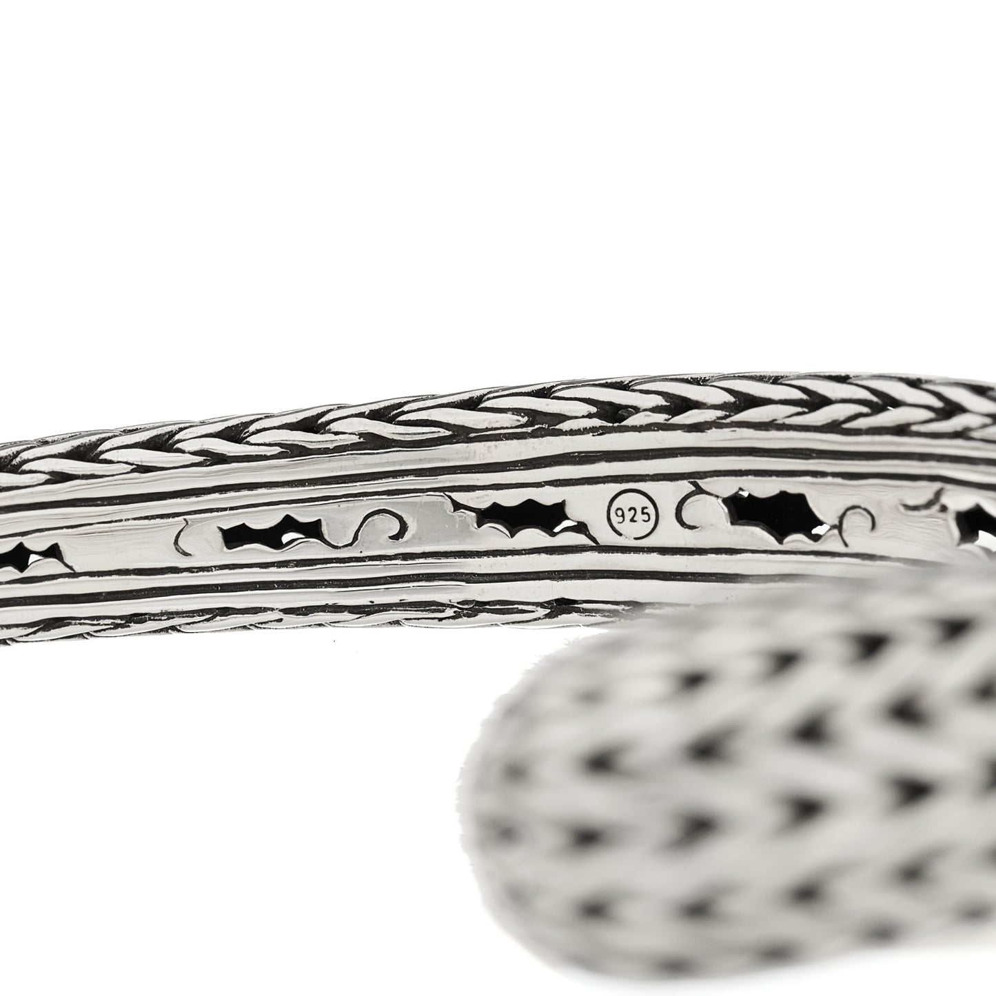 Sterling Silver Classic Chain Kick Cuff Bracelet