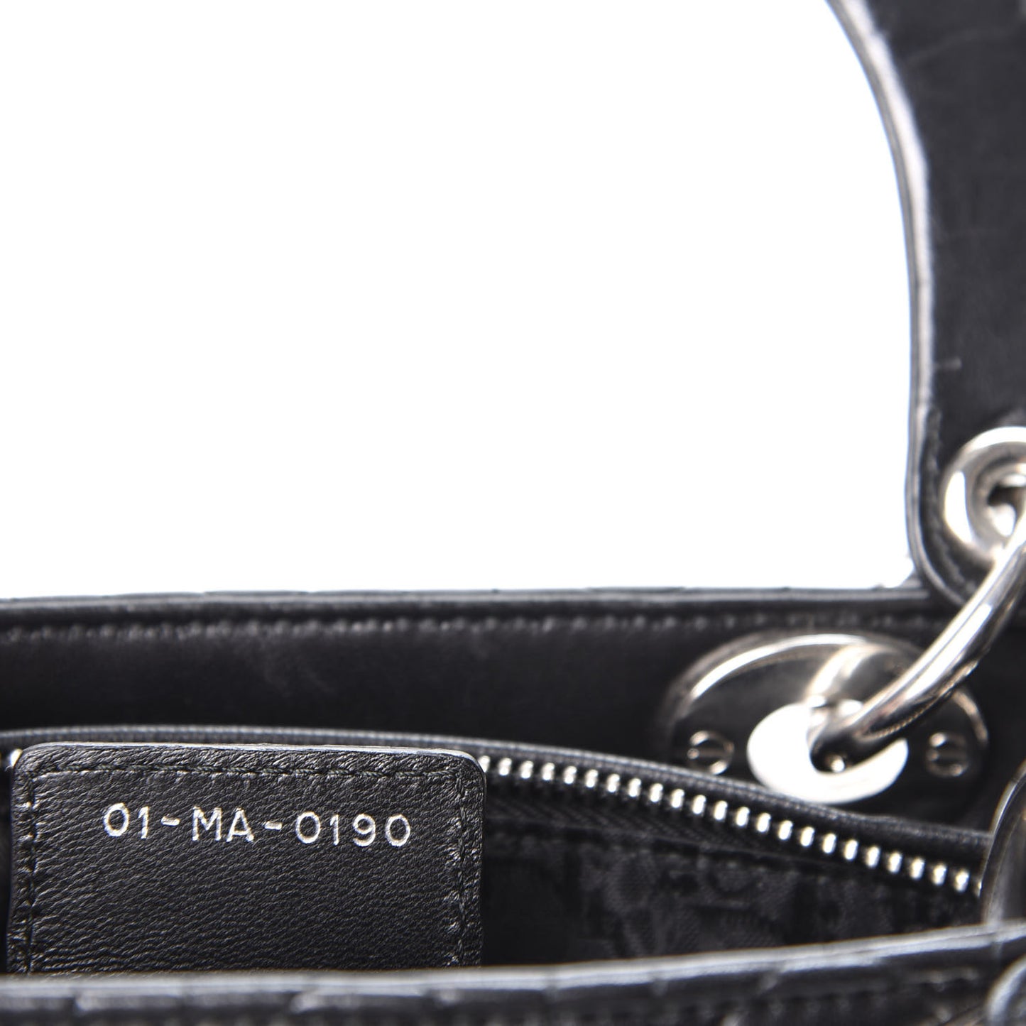 Lambskin Cannage Medium Lady Dior Black