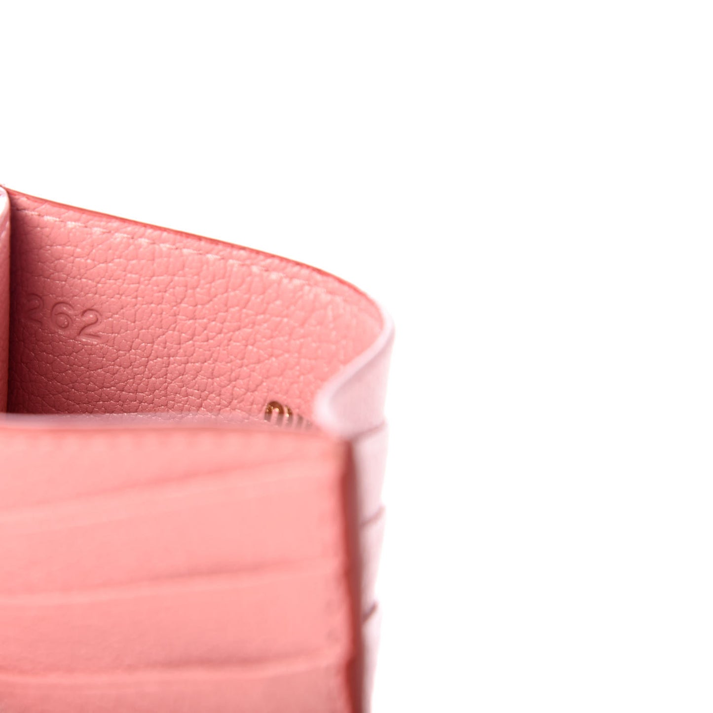 Goatskin Madras Heart Card Case Rosa