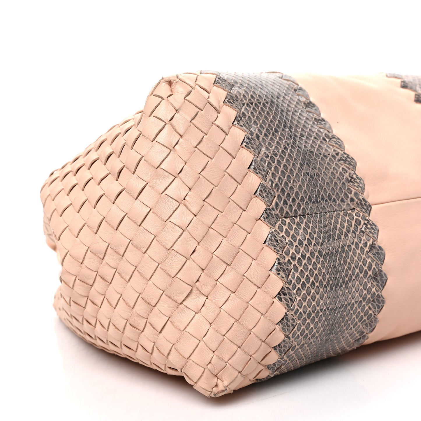 Nappa Intrecciato Ayers Medium Tote Beige