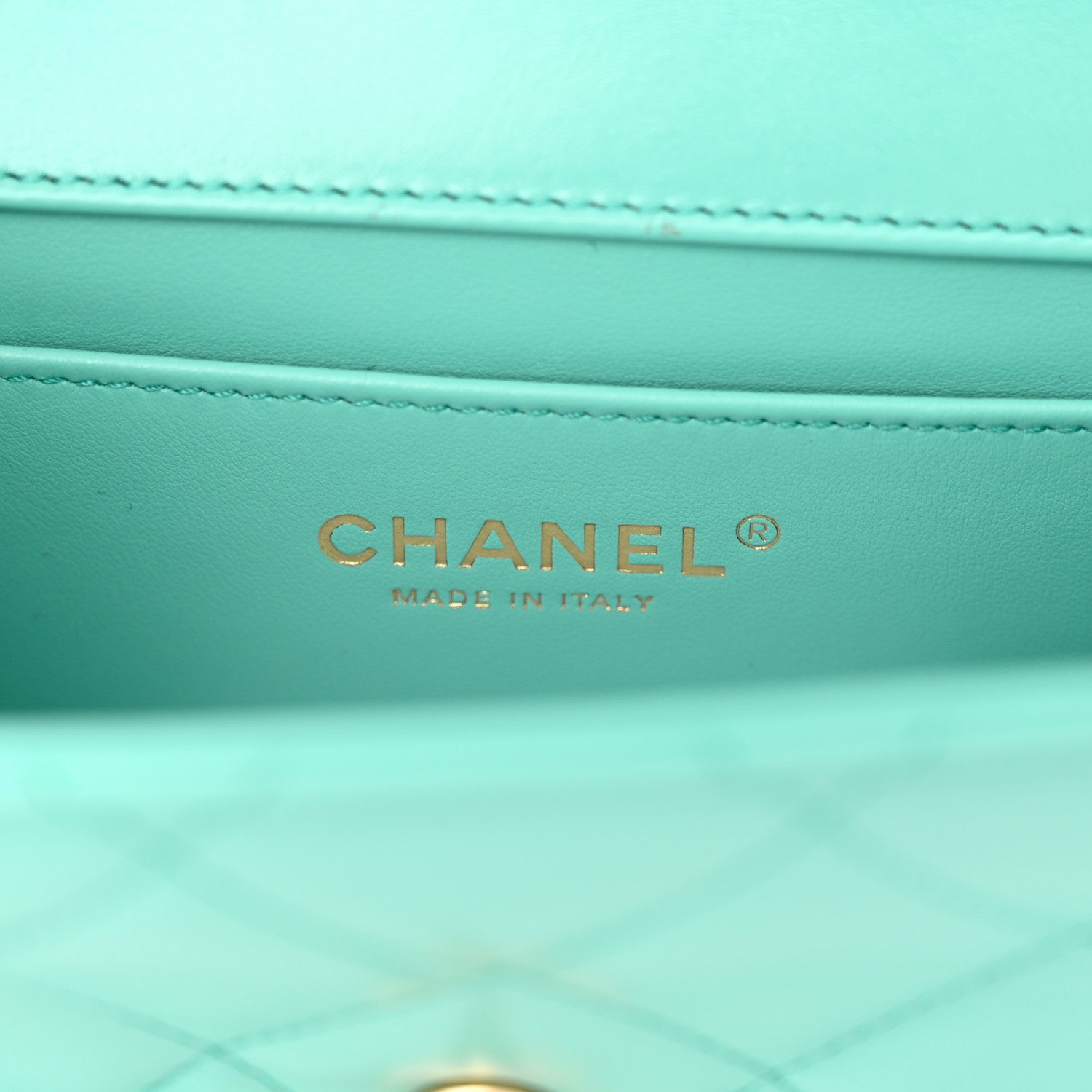 Chanel Calfskin Quilted Mini Perfect Fit Flap Turquoise 6 of 11