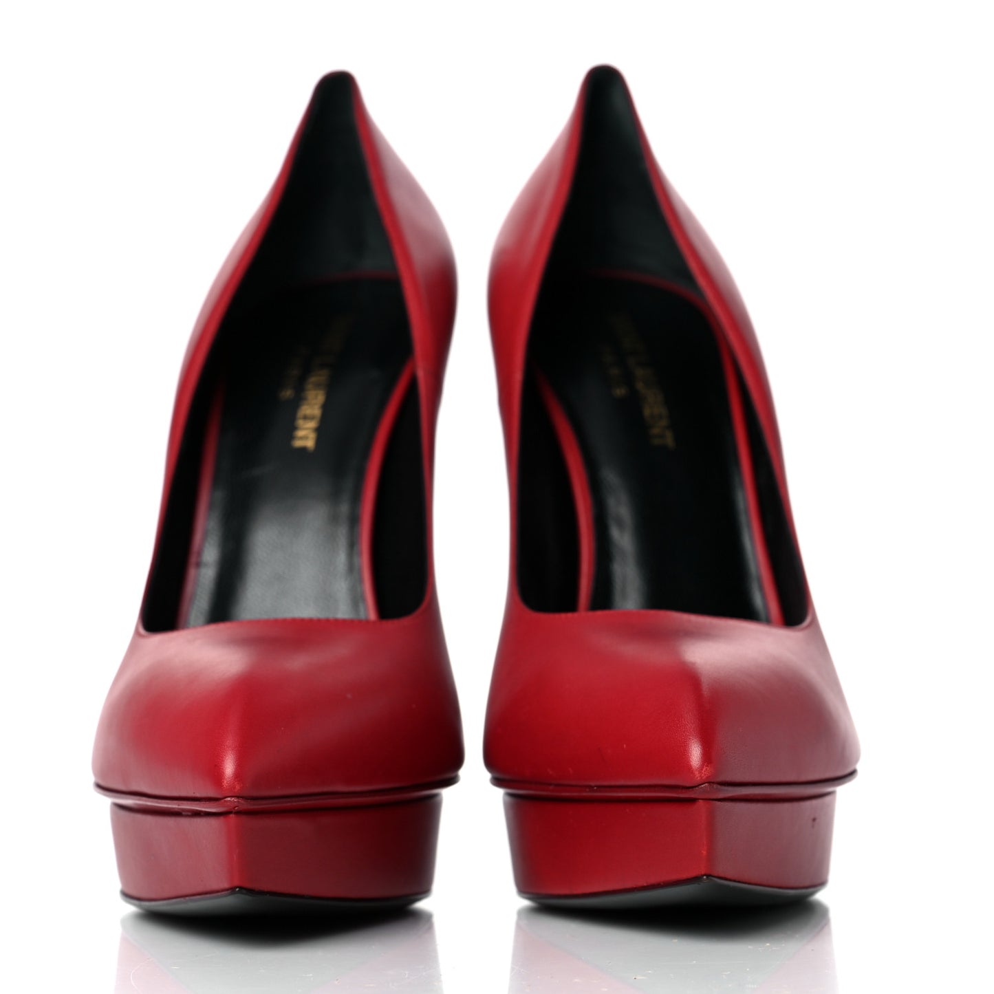 Calfskin Janis 105 Platform Pumps 40.5 Rouge Orient