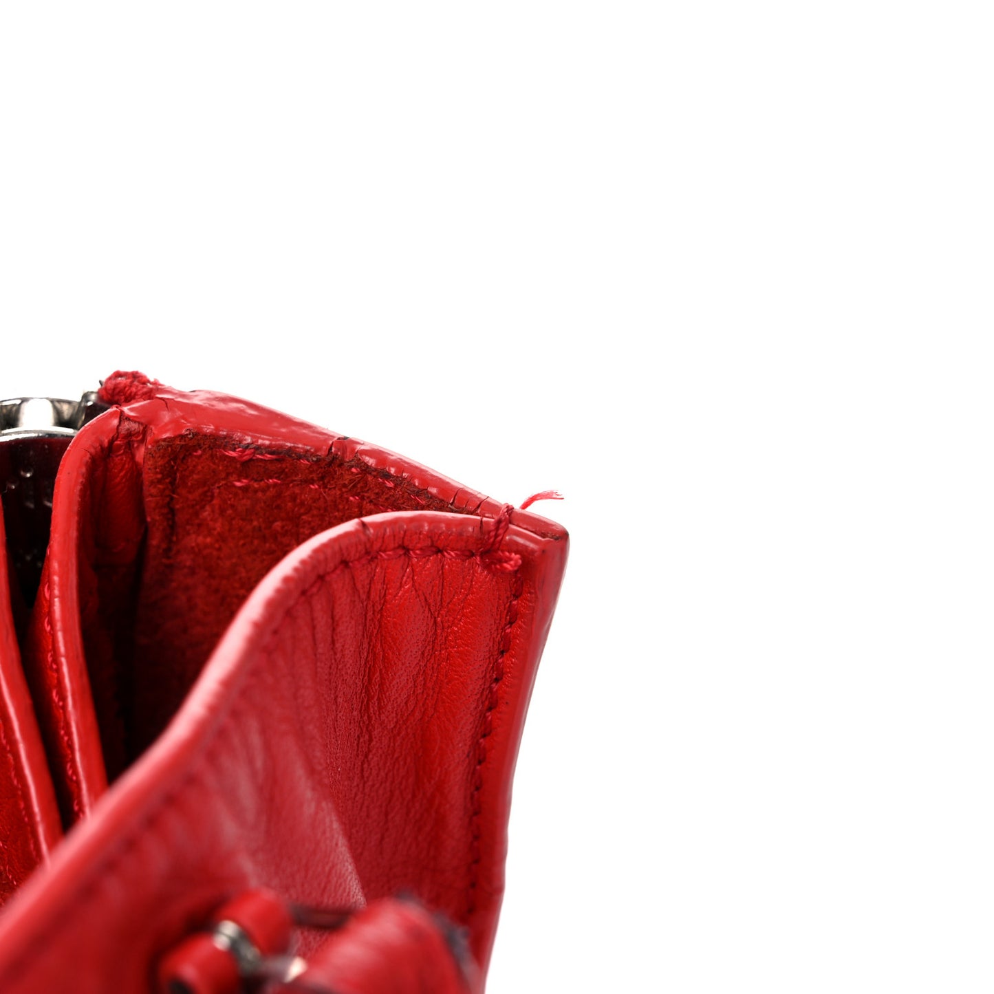 Veau Souple Papier Mini A4 Tote Rouge Cerise