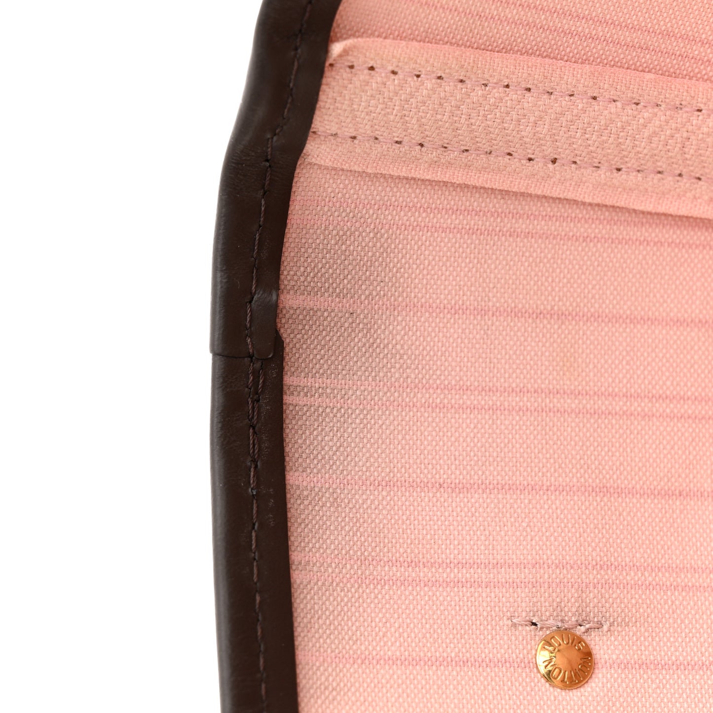 Damier Ebene Neo Neverfull MM Rose Ballerine