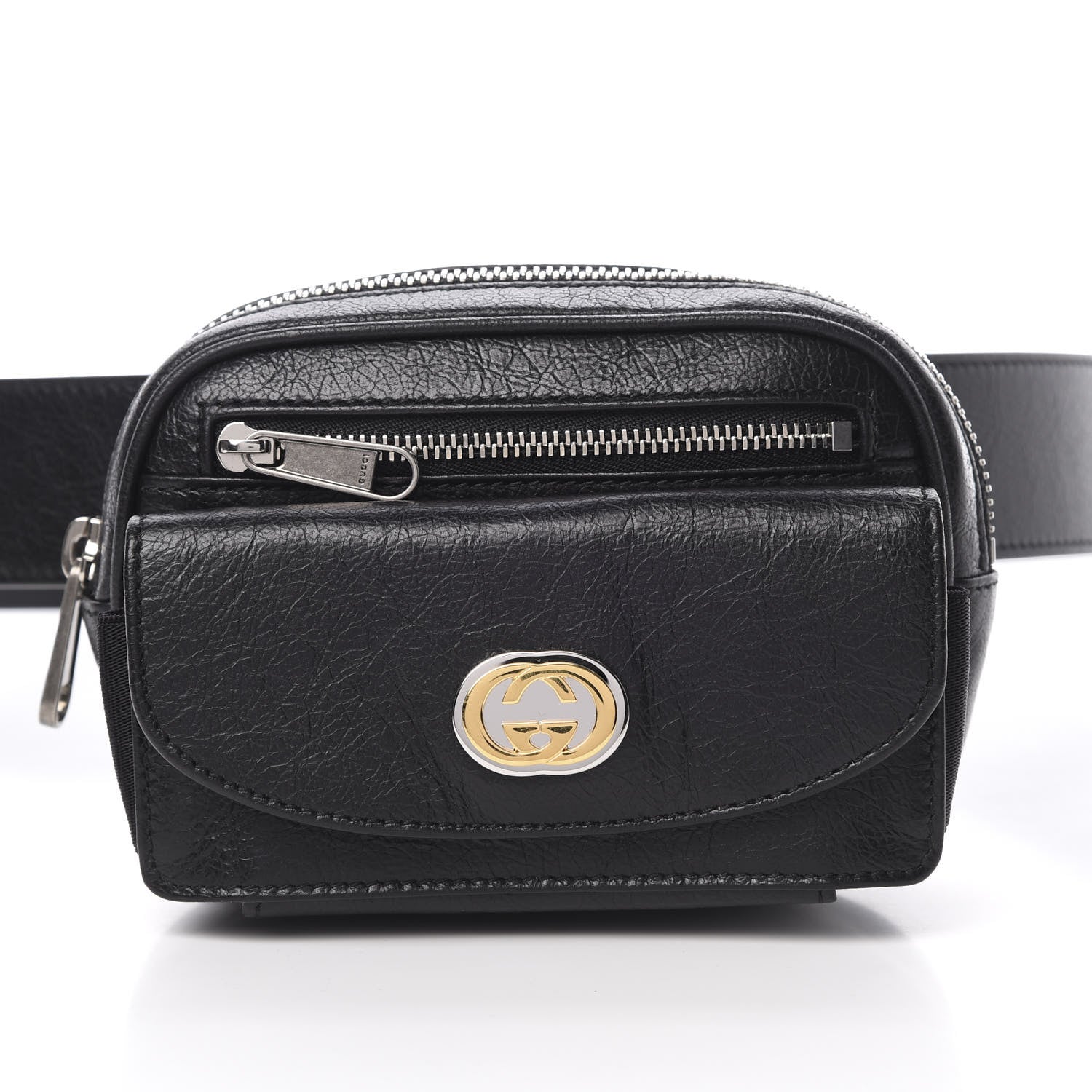 Gucci Fluffy Calfskin Mini Morpheus Belt Bag 90 36 Black 8 of 12
