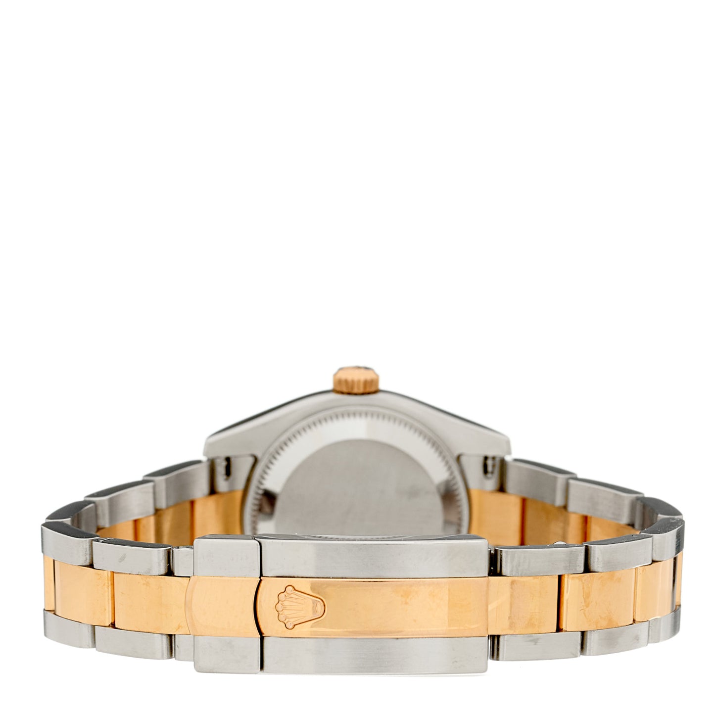 Stainless Steel 18K Everose Gold Diamond 26mm Oyster Perpetual Datejust Watch Champagne 179161