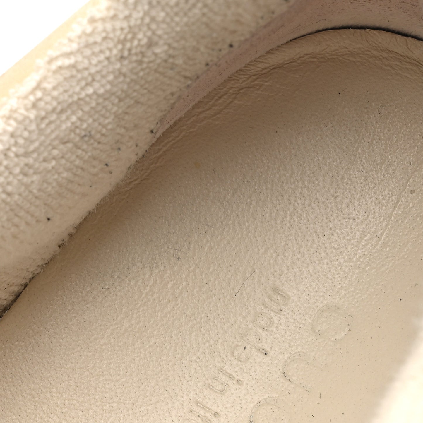 GG Monogram Nubuck Web Womens Screener Sneakers 35.5 New Sand Dusty Milk Vintage Green